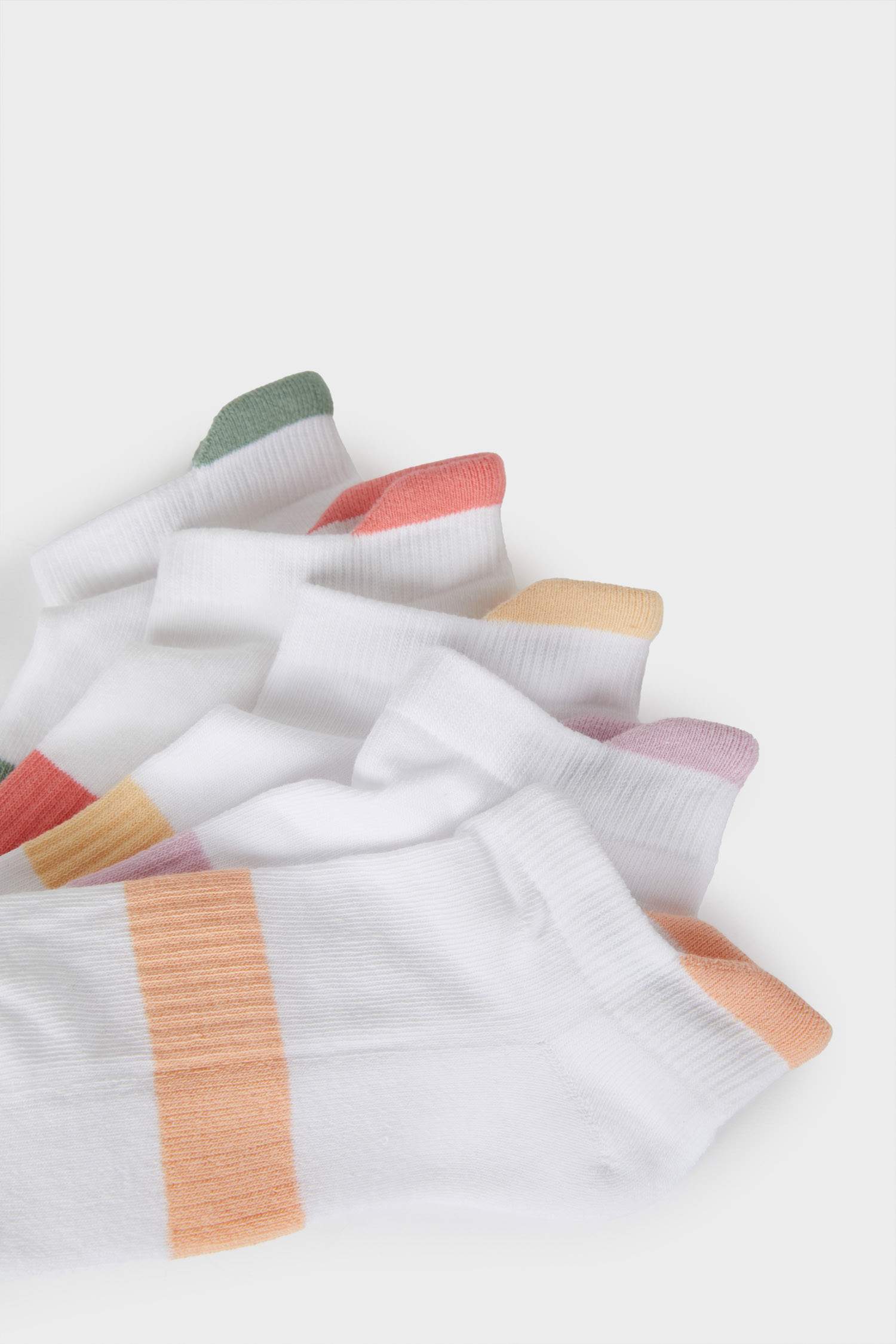 Kız Çocuk 5'li Pamuklu Patik Çorap