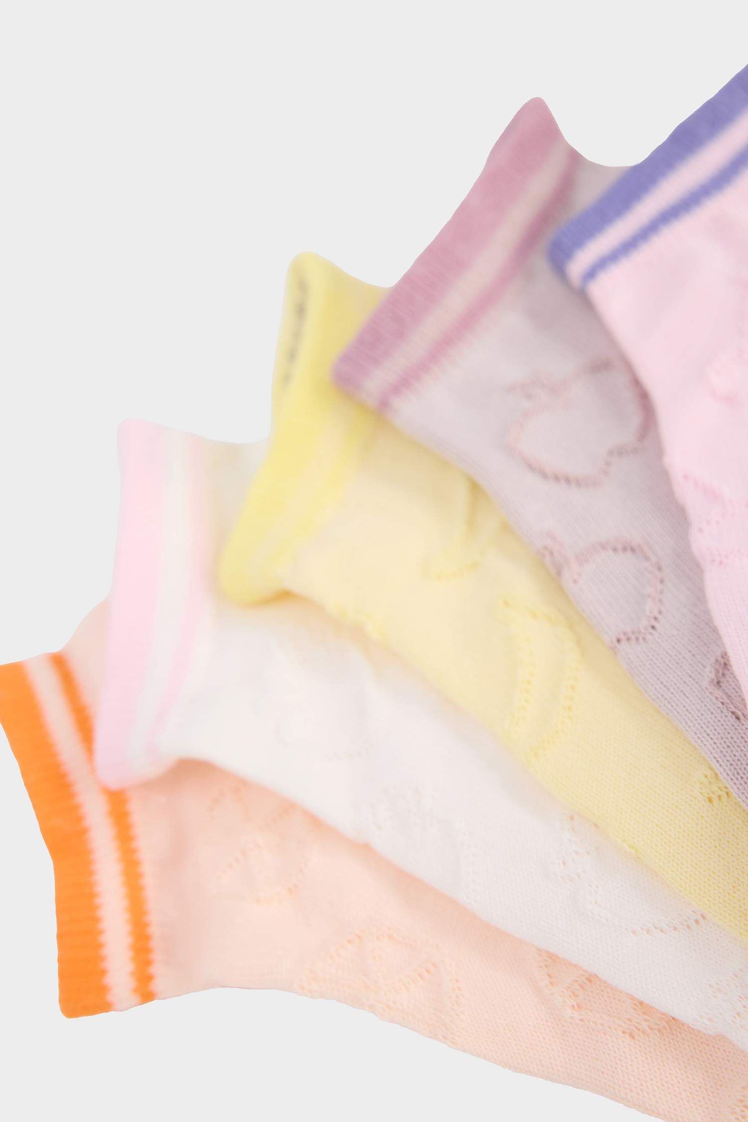 Kız Çocuk 5'li Pamuklu Patik Çorap