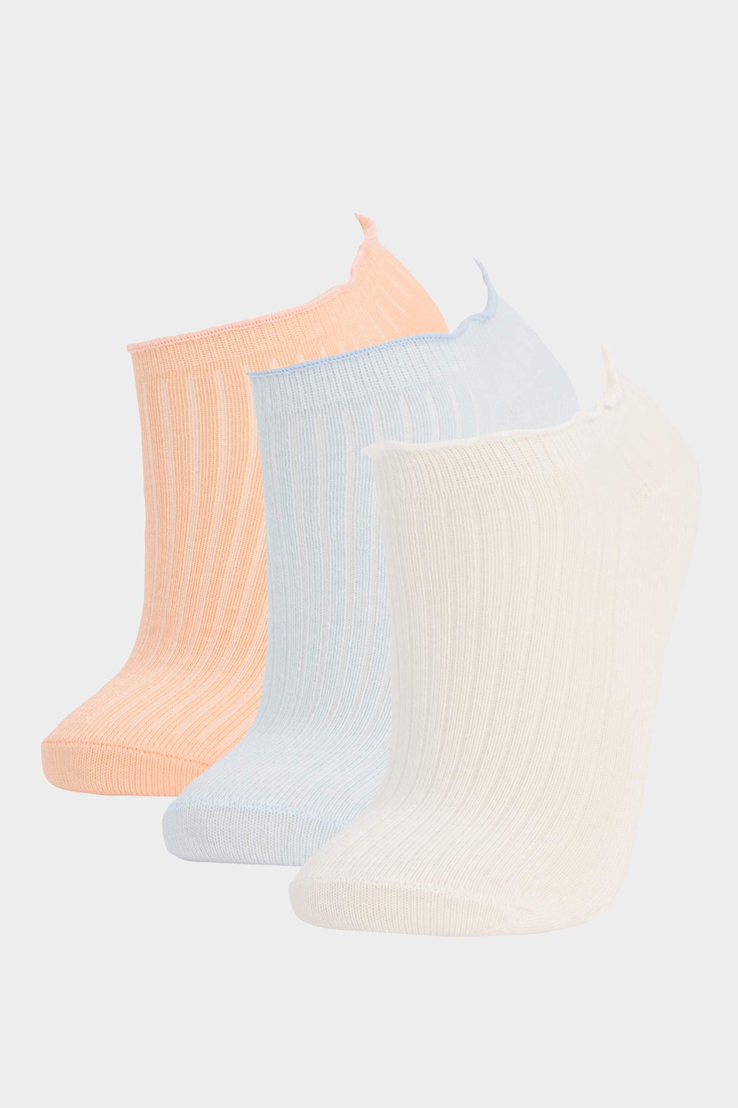 Girl Frilly 3 Piece Cotton Ankle Socks