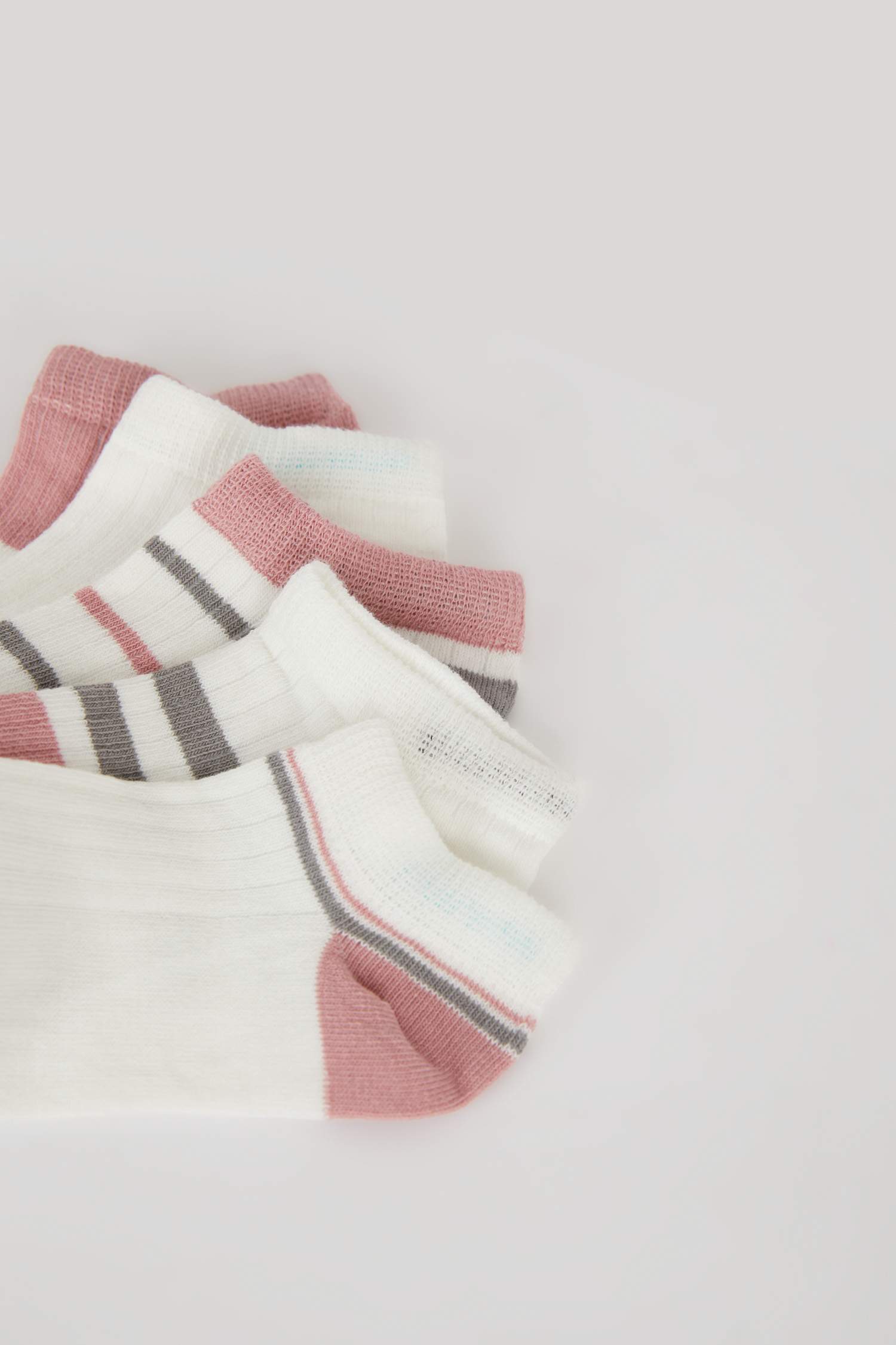 Kız Çocuk 5'li Pamuklu Patik Çorap