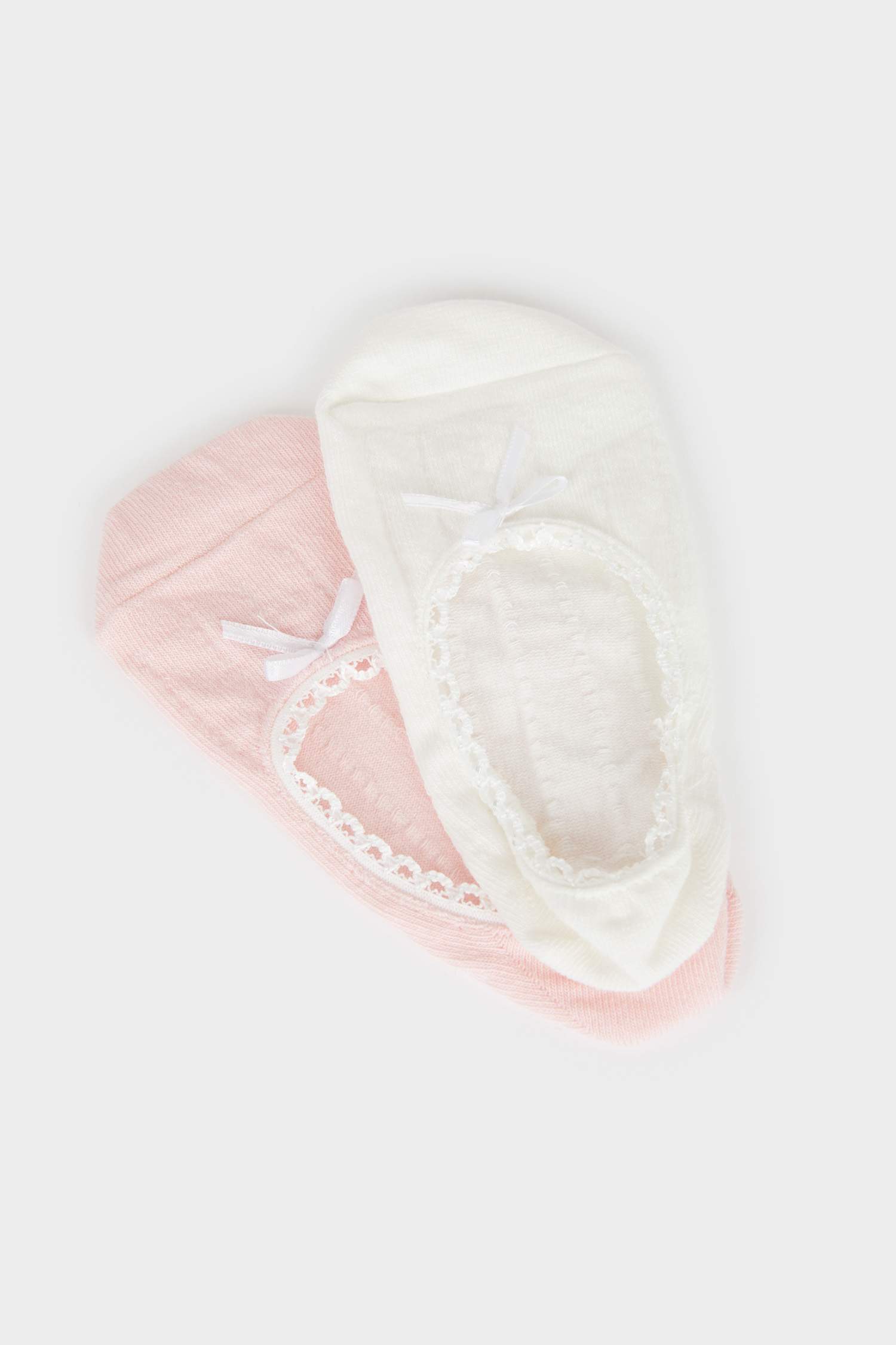 Kız Çocuk 2'li Pamuklu Babet Çorap