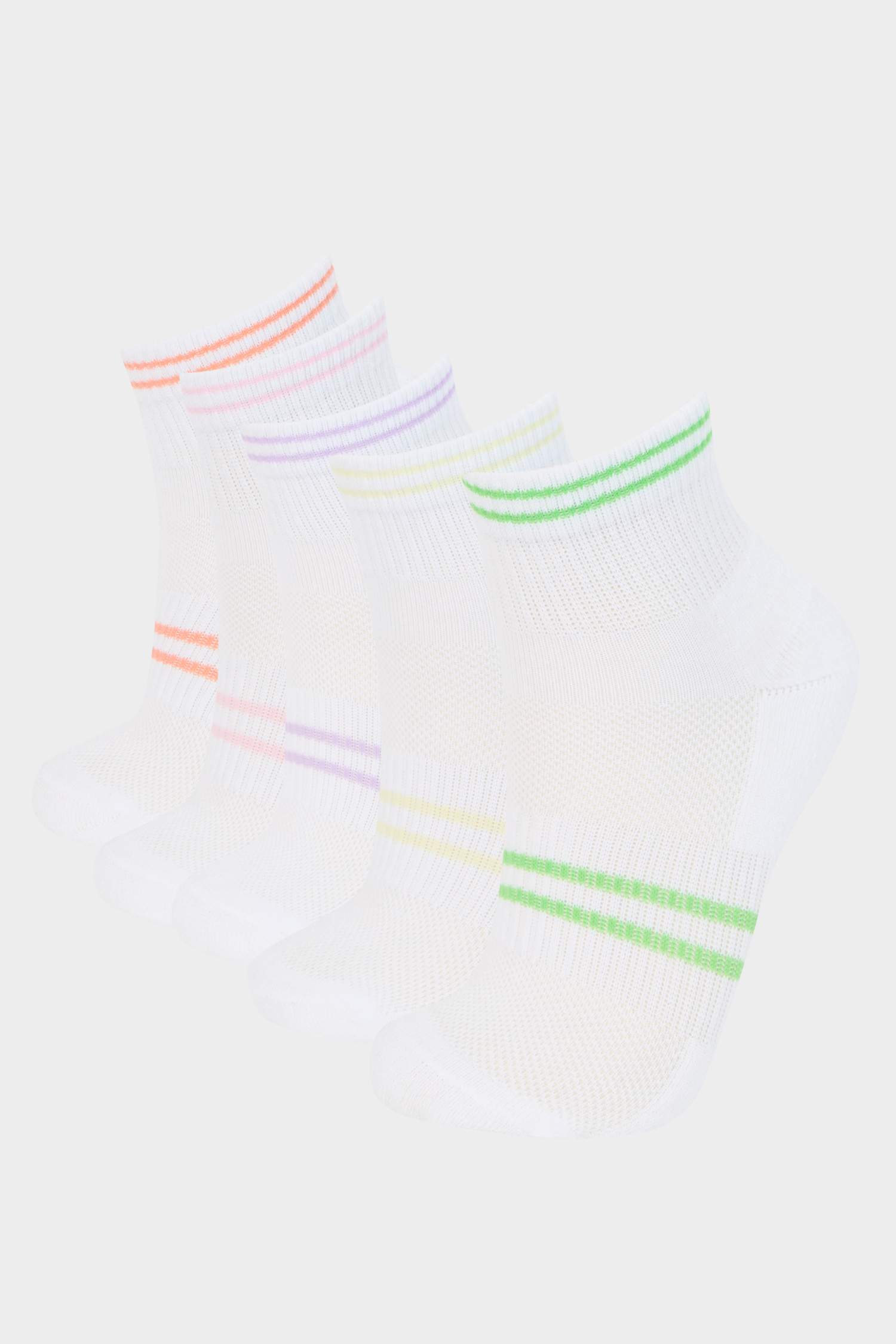 جوارب قصيرة قطن من 5 قطع