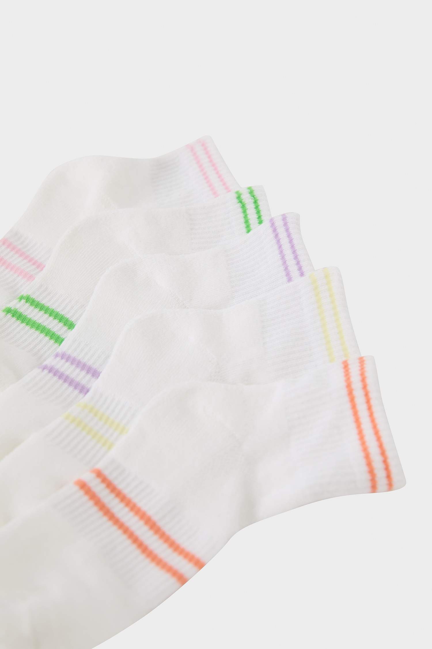 Kız Çocuk 5'li Pamuklu Patik Çorap