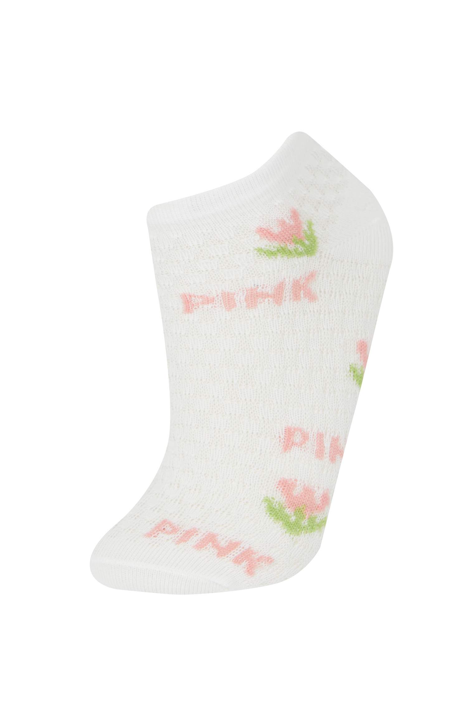 Kız Çocuk 3'lü Pamuklu Patik Çorap