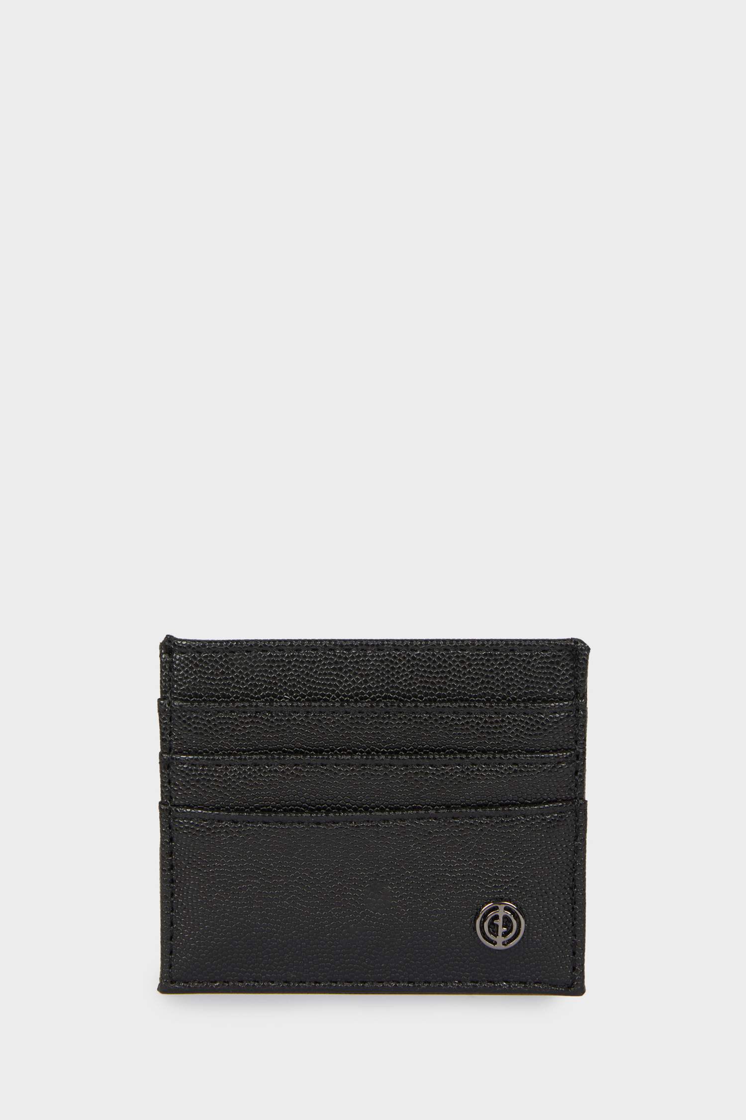 Man Faux Leather Card Holder