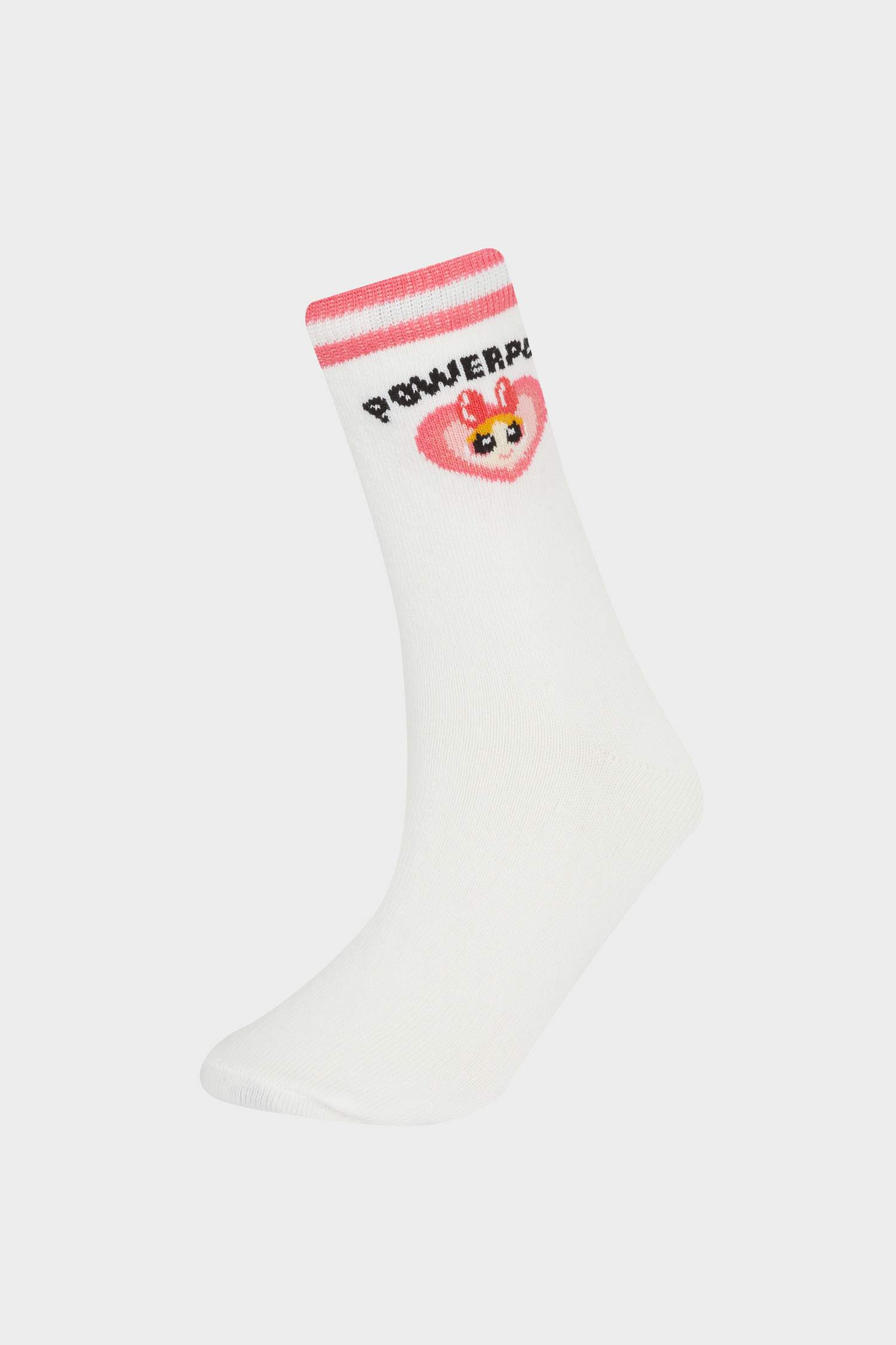 جوارب طويلة بناتي قطن من باور باف جيرلز - 3 قطع