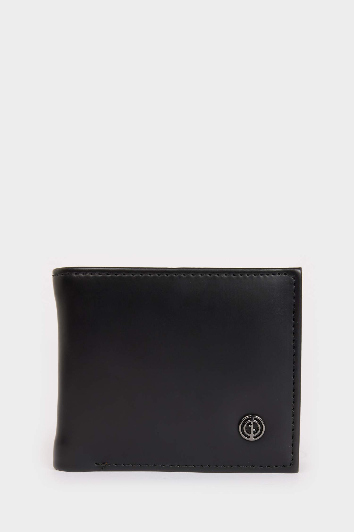 Man Faux Leather Wallet