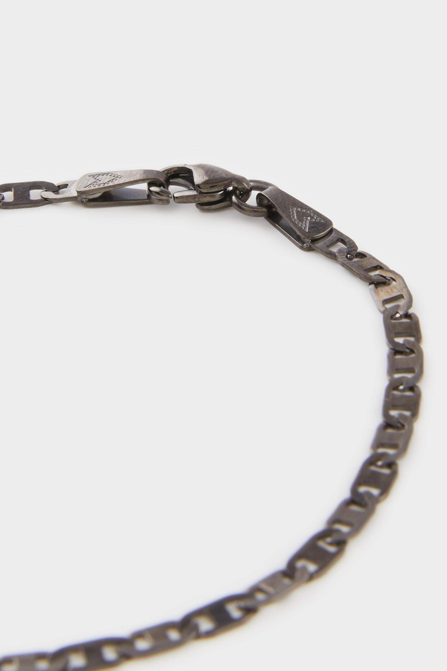 AtolyeWolf x DeFacto Man 2 Piece Steel Black Steel Chain Bracelet
