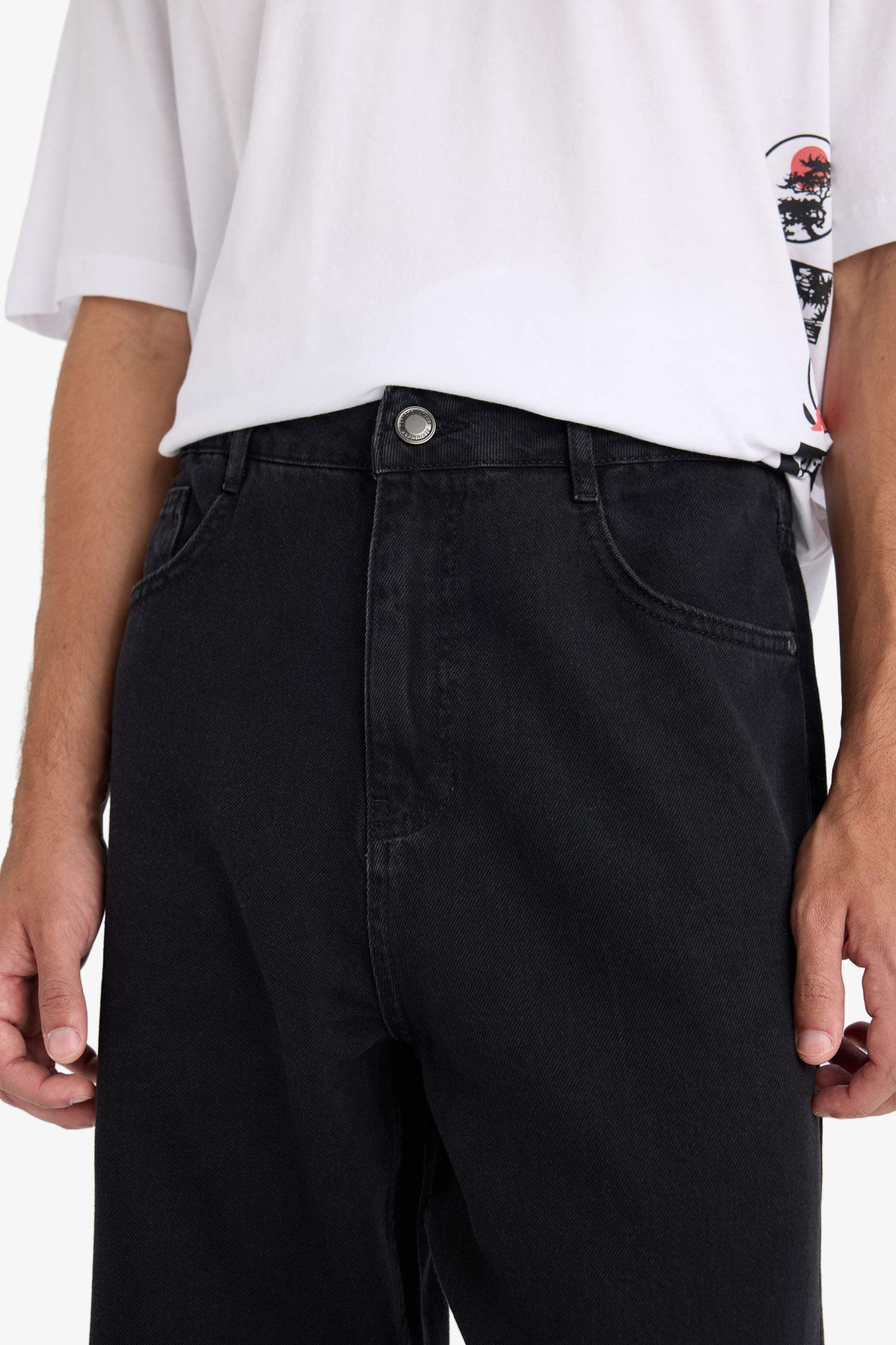 بنطلون جينز سيرجيو قصة عادية برجل عادية وخصر عادي