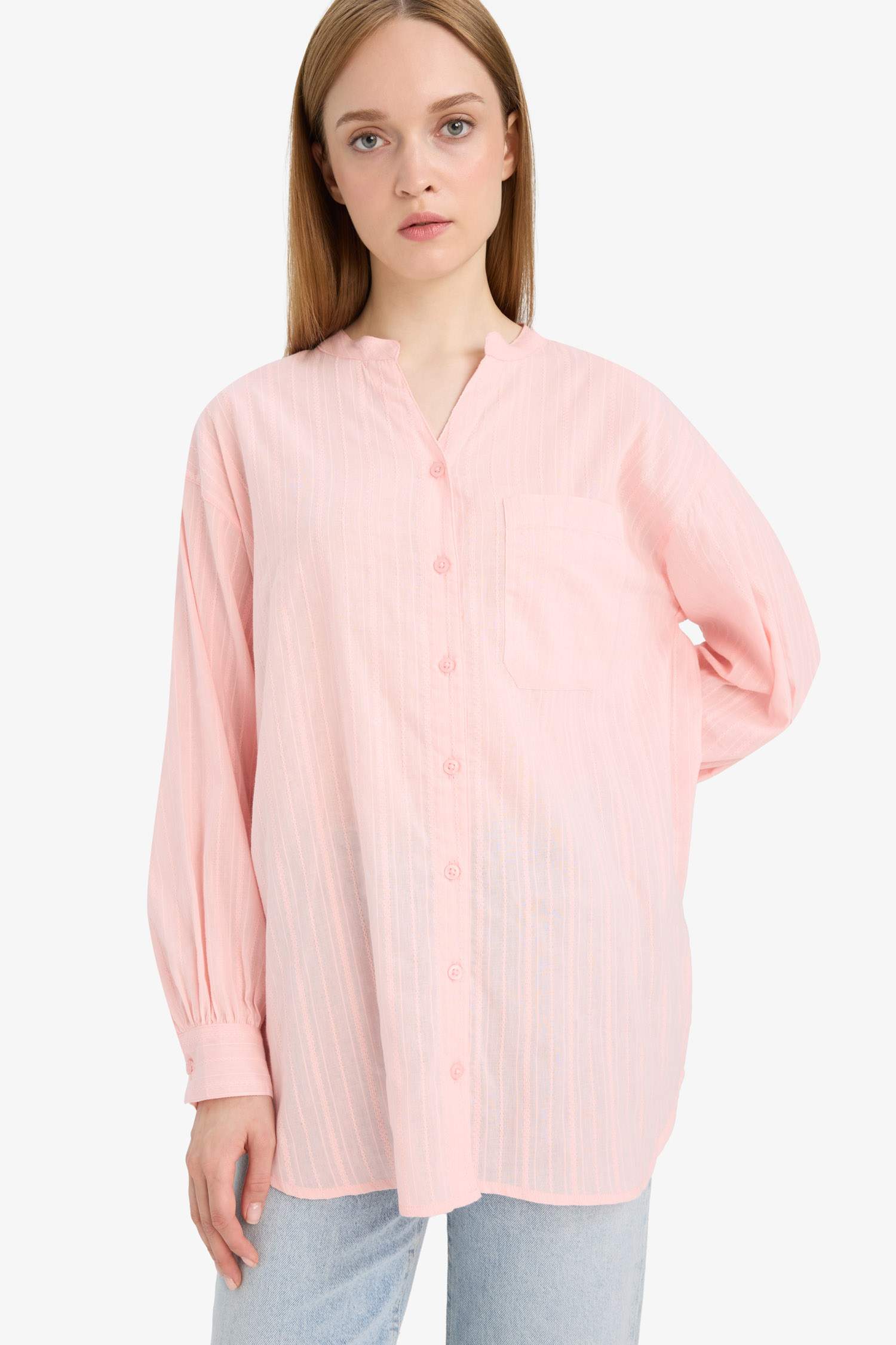 Regular Fit Long Sleeve Tunic