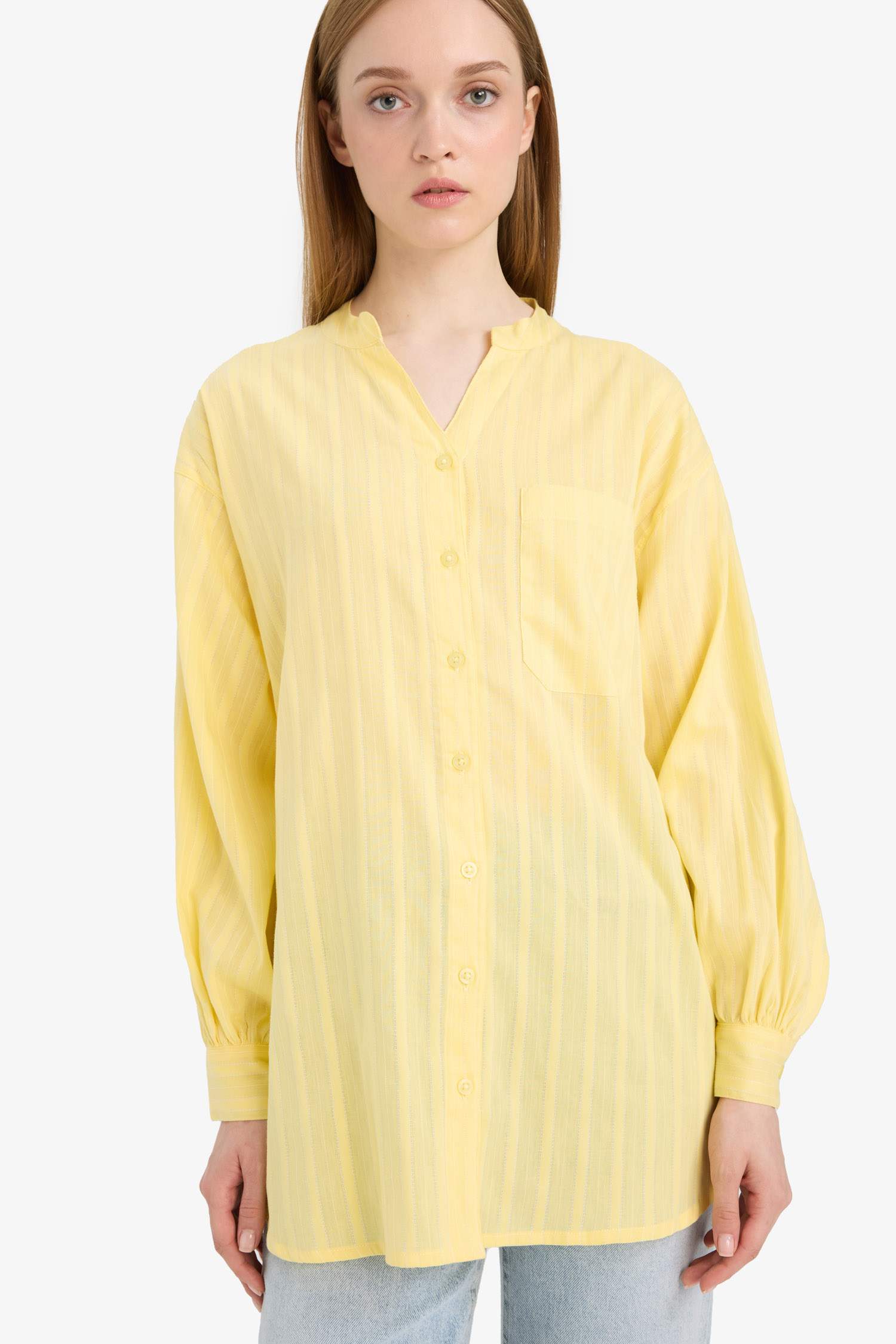 Regular Fit Long Sleeve Tunic