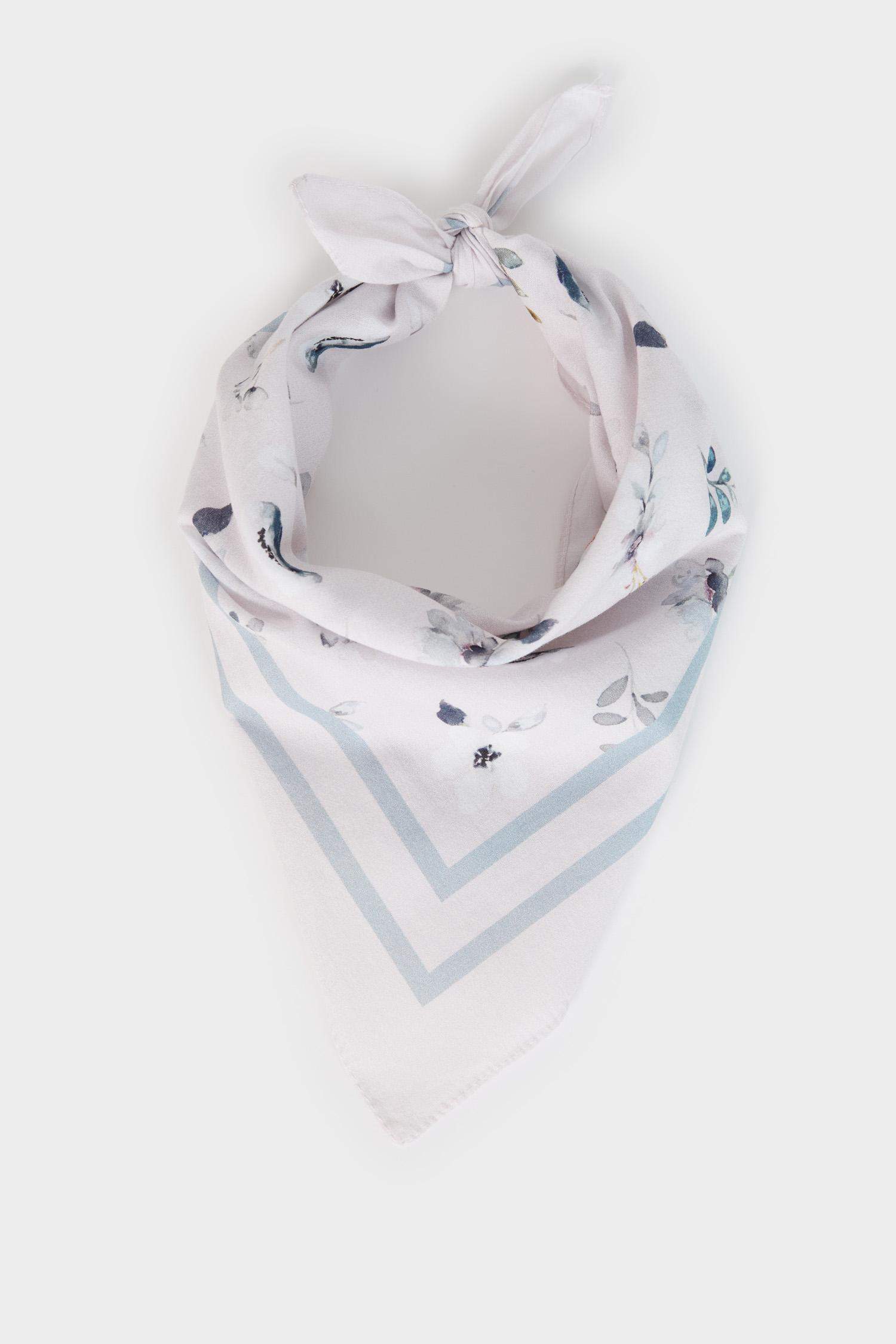 Kadın Desenli Pamuklu Bandana