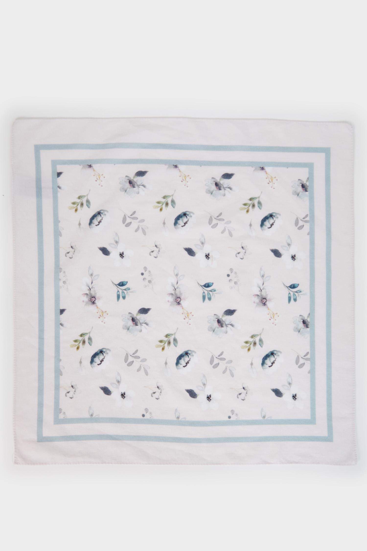 Kadın Desenli Pamuklu Bandana