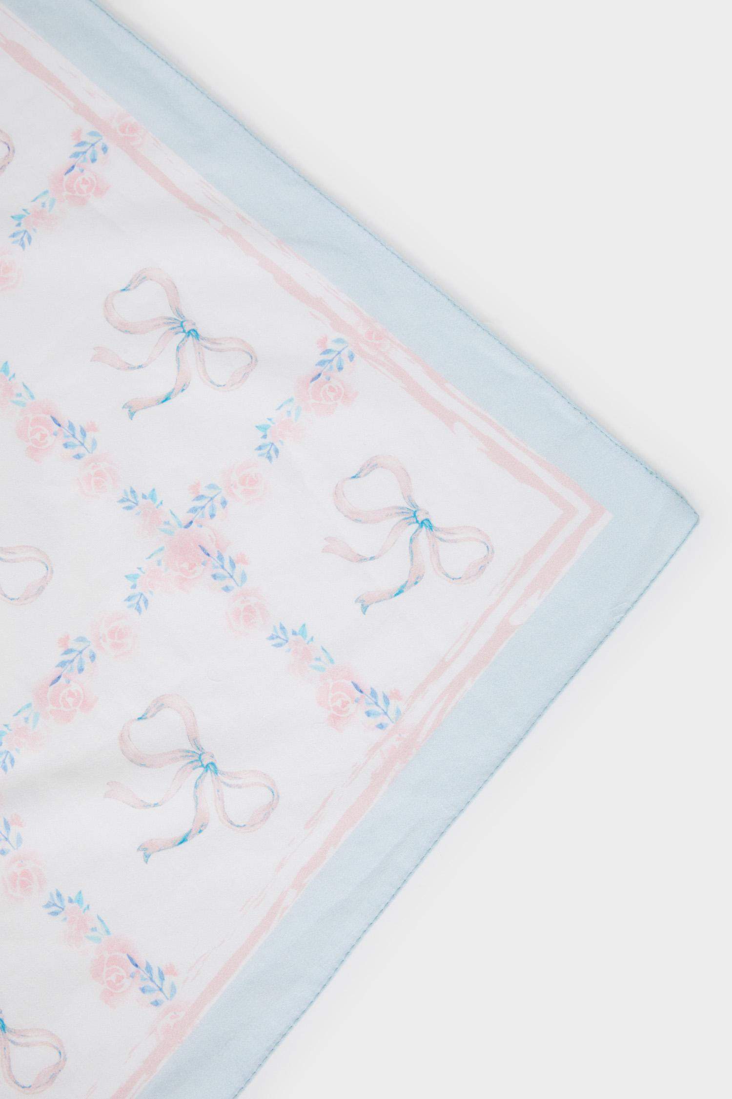 Kadın Desenli Pamuklu Bandana