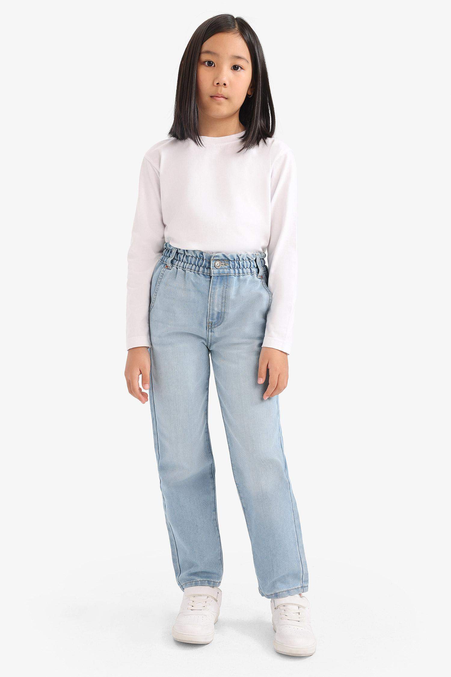 Girl Paperbag Standard Leg Jeans