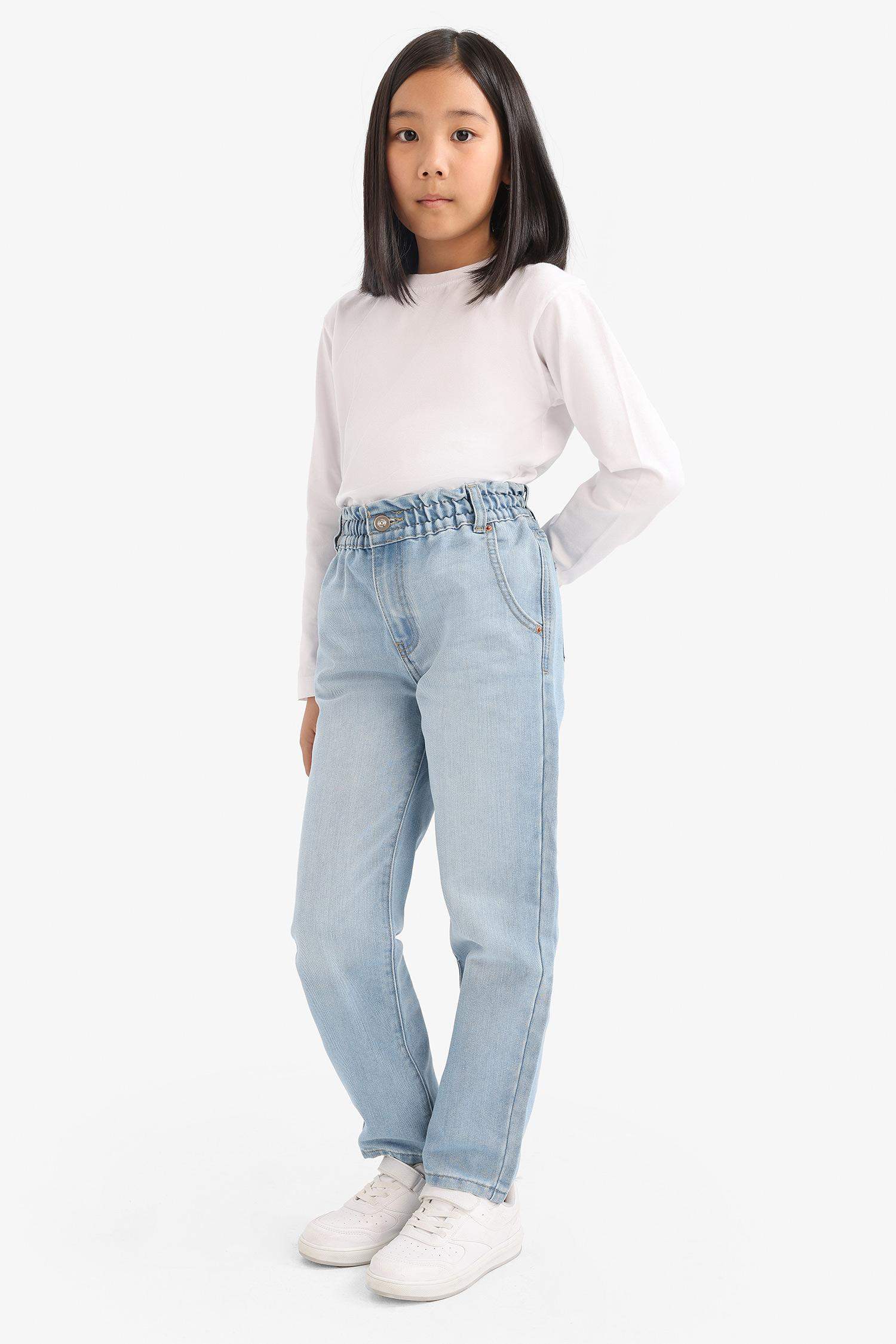 Girl Paperbag Standard Leg Jeans