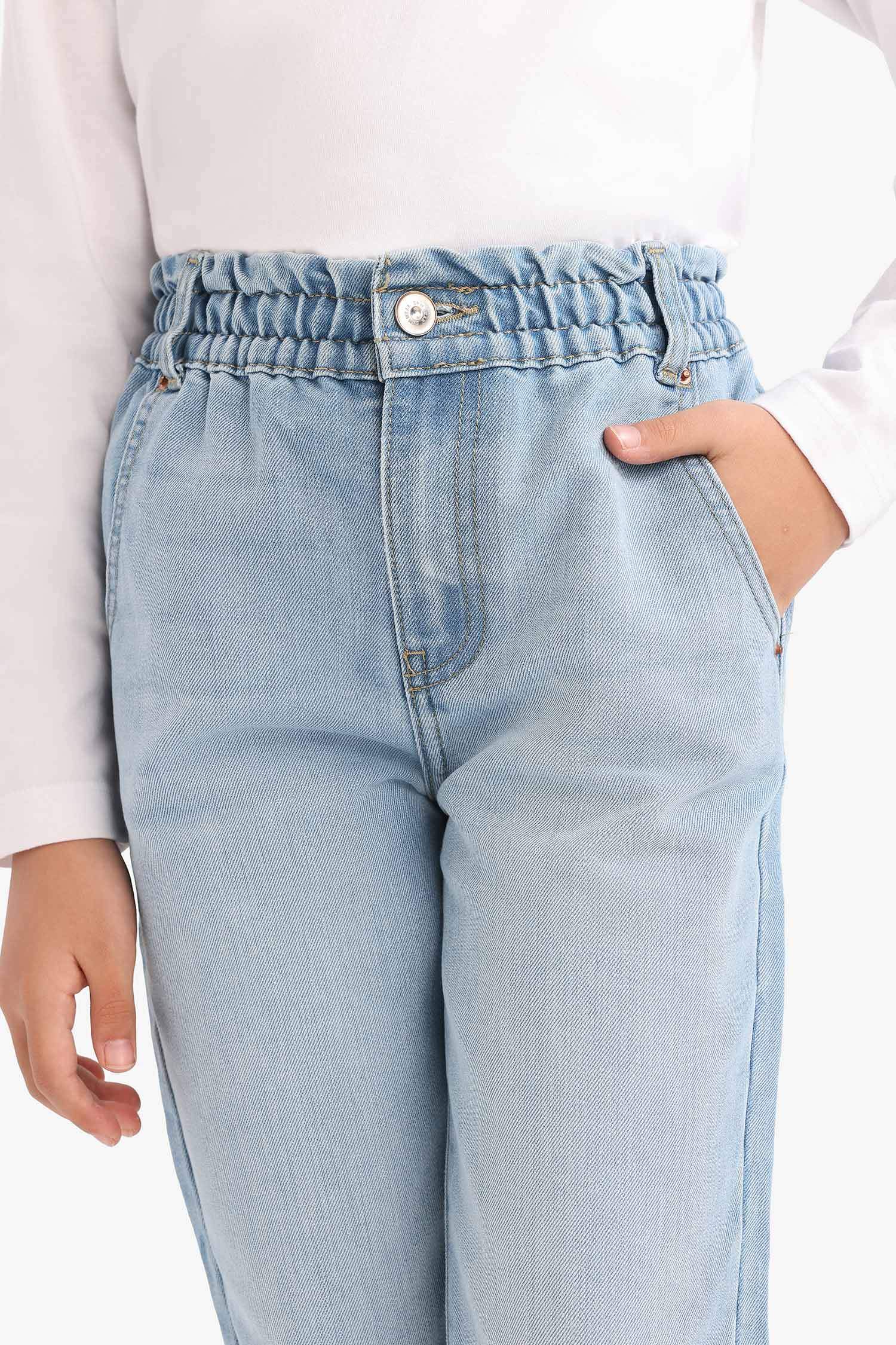 Girl Paperbag Standard Leg Jeans