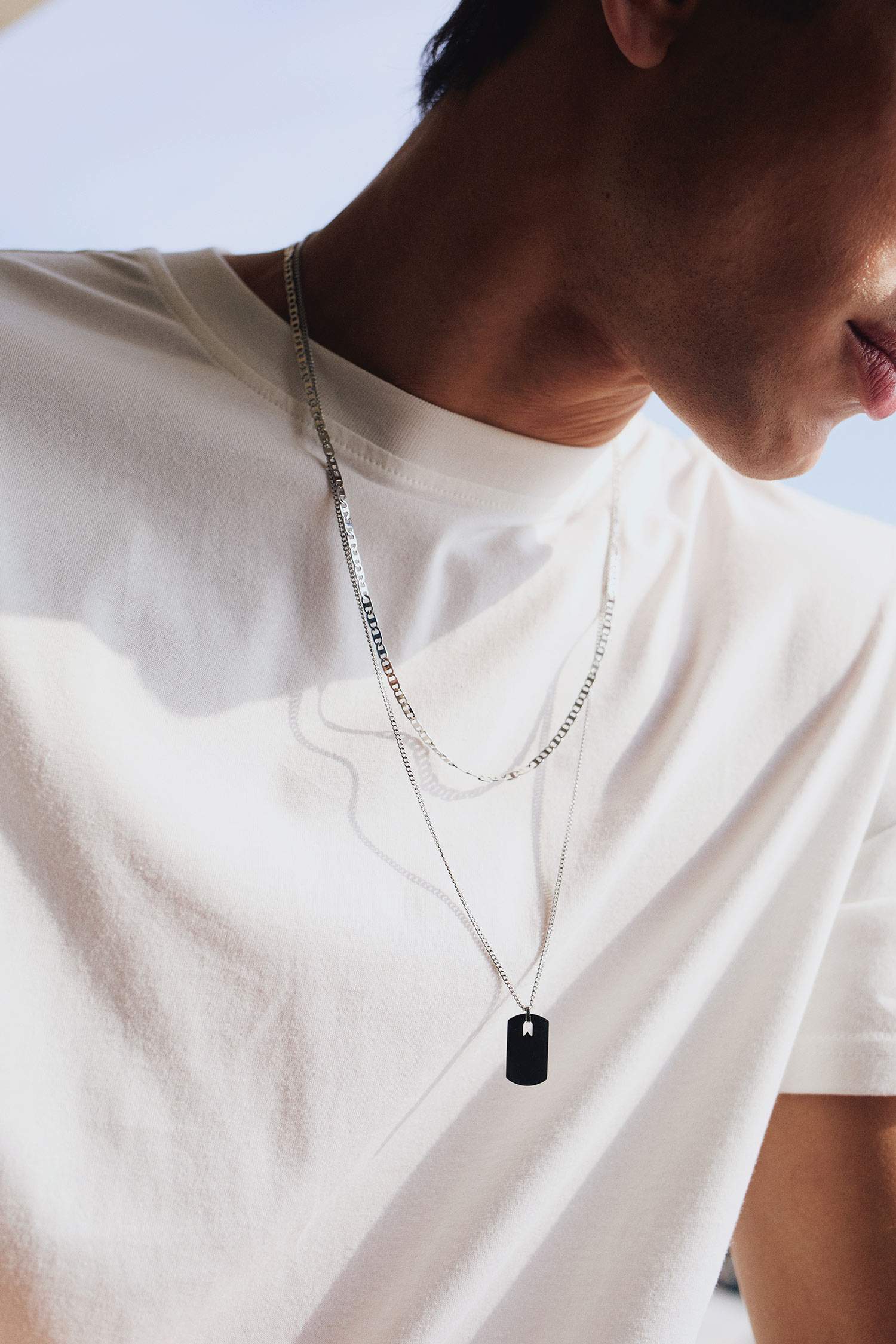 قلادة اسود من AtolyeWolf x DeFacto للجنسين - قطعتين