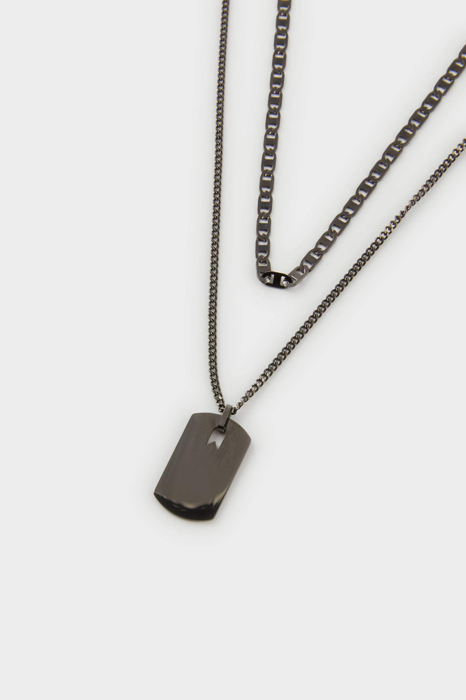 قلادة اسود من AtolyeWolf x DeFacto للجنسين - قطعتين