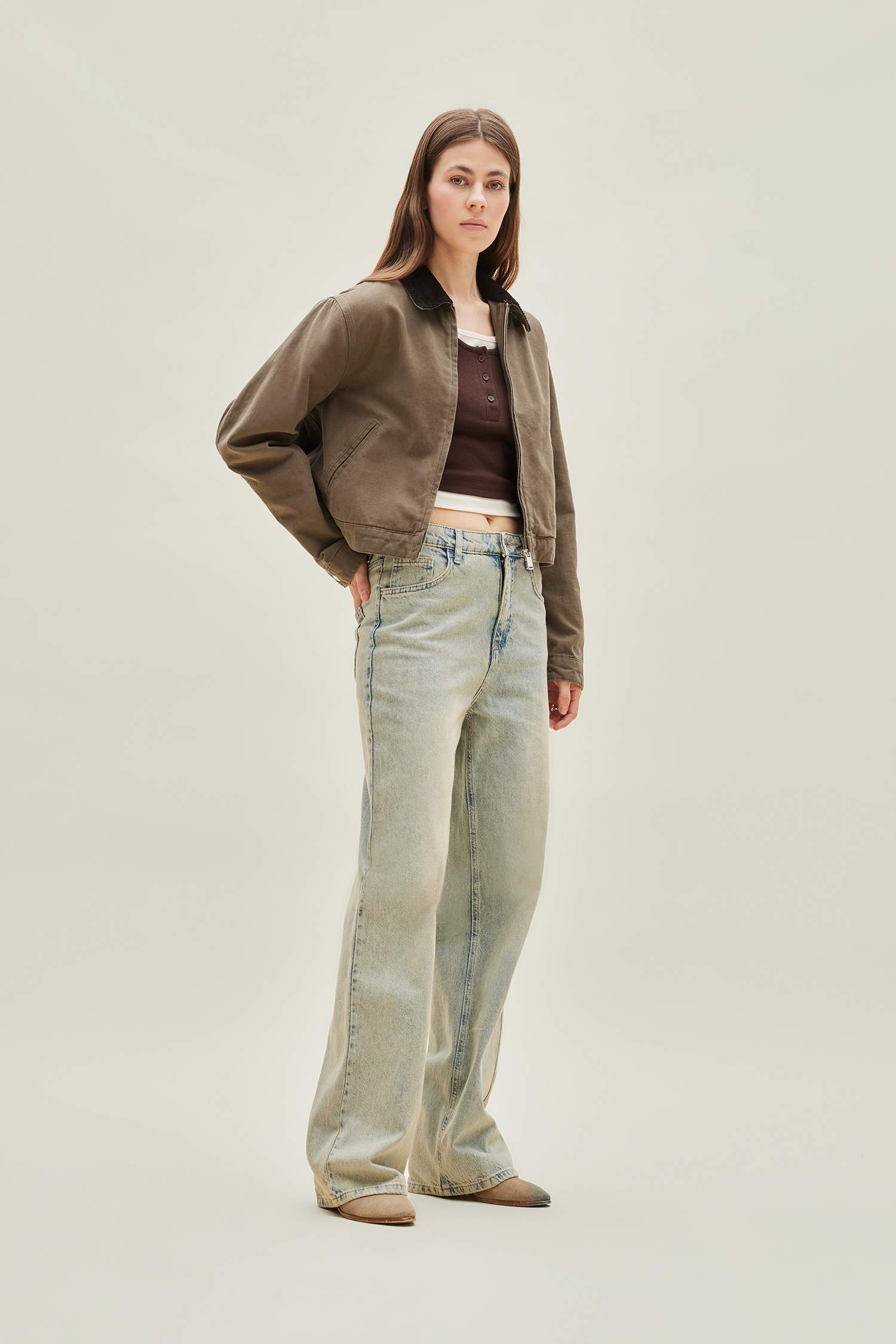 поло жаға Пальто