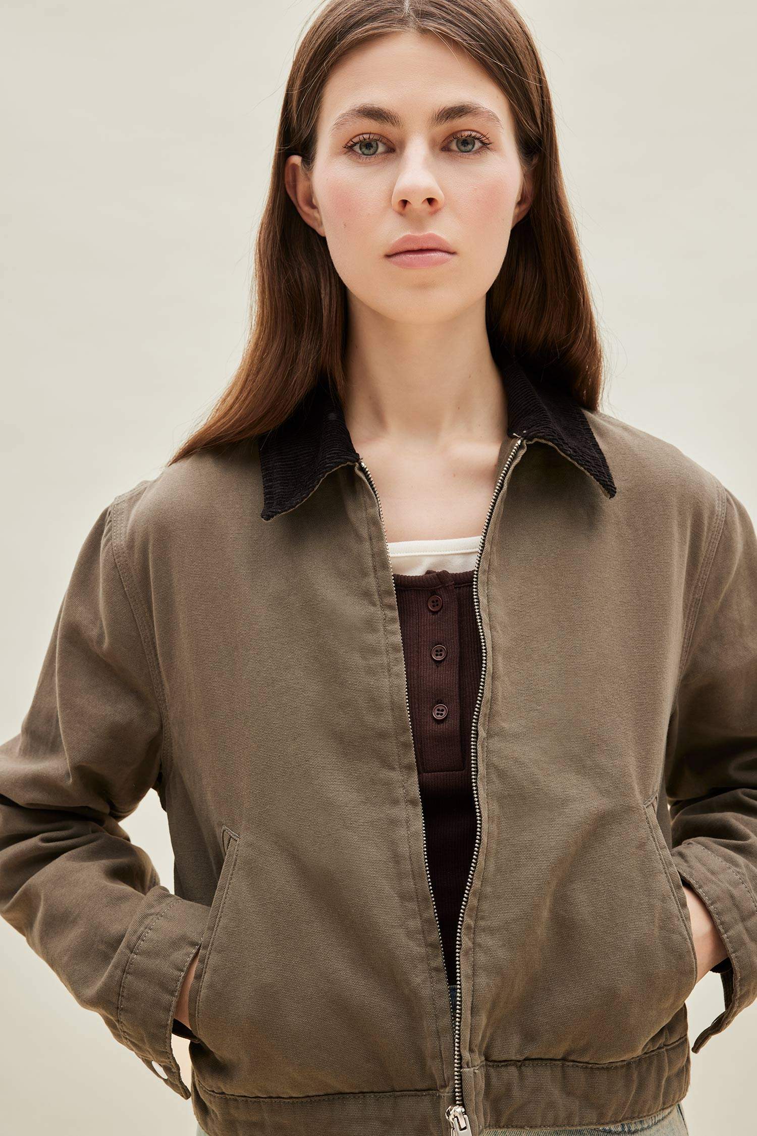 поло жаға Пальто