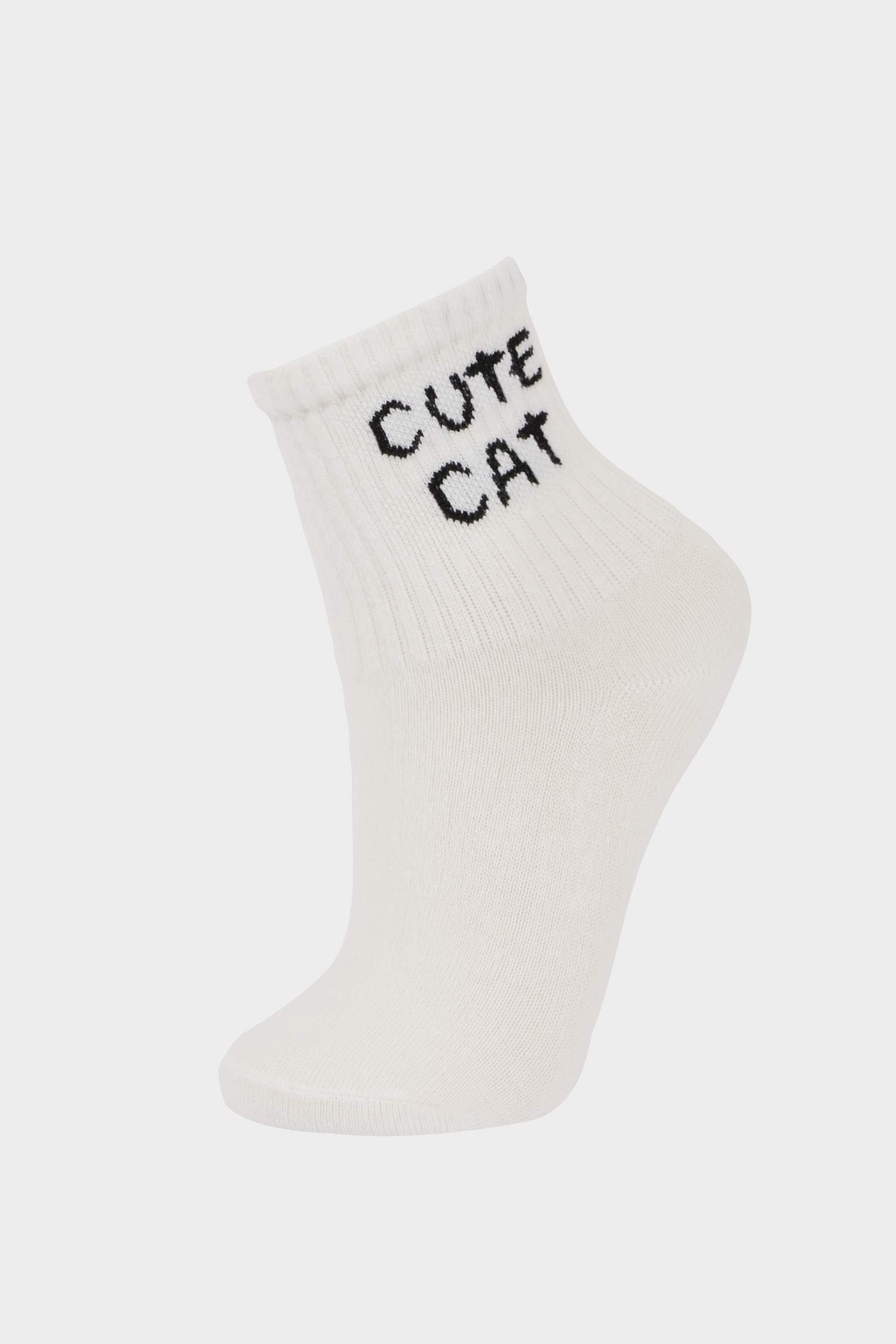 Kız Çocuk Rahat Lastikli 5'li Pamuklu Uzun Çorap