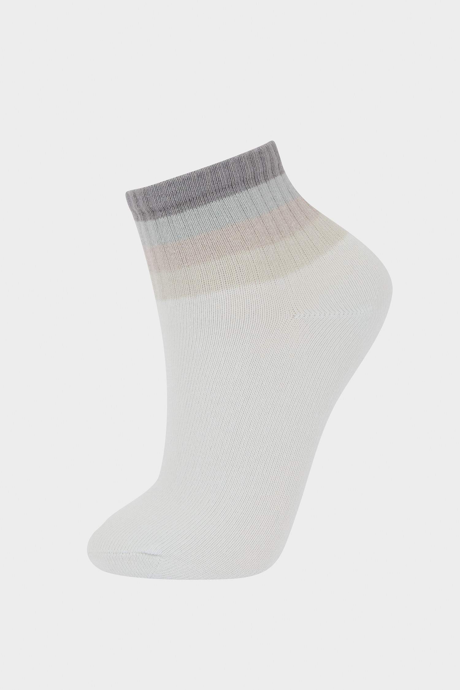 شرابات طويلة بناتي قطن ملون - 3 قطع