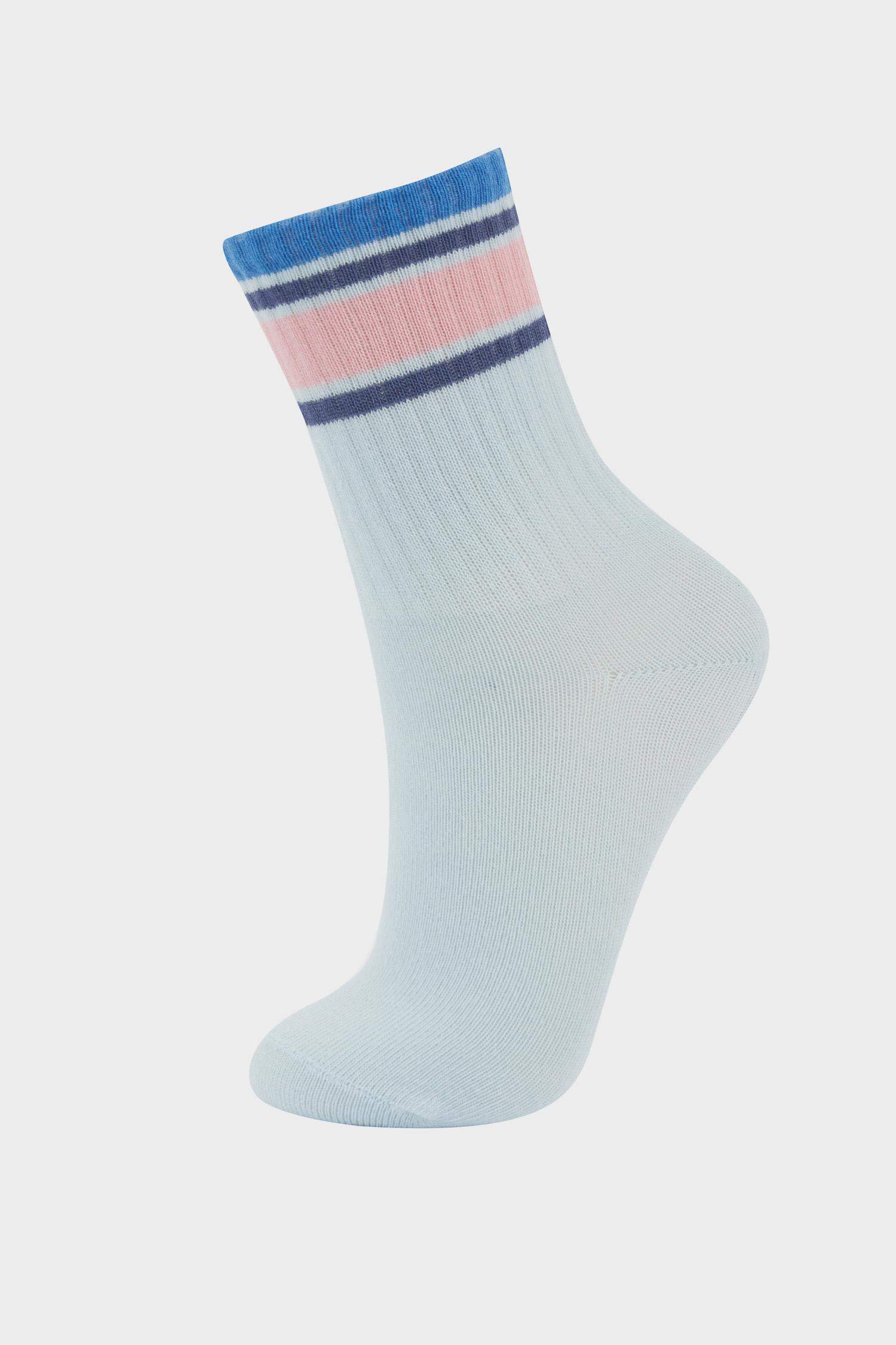 Girl 3 Piece Cotton Long Socks