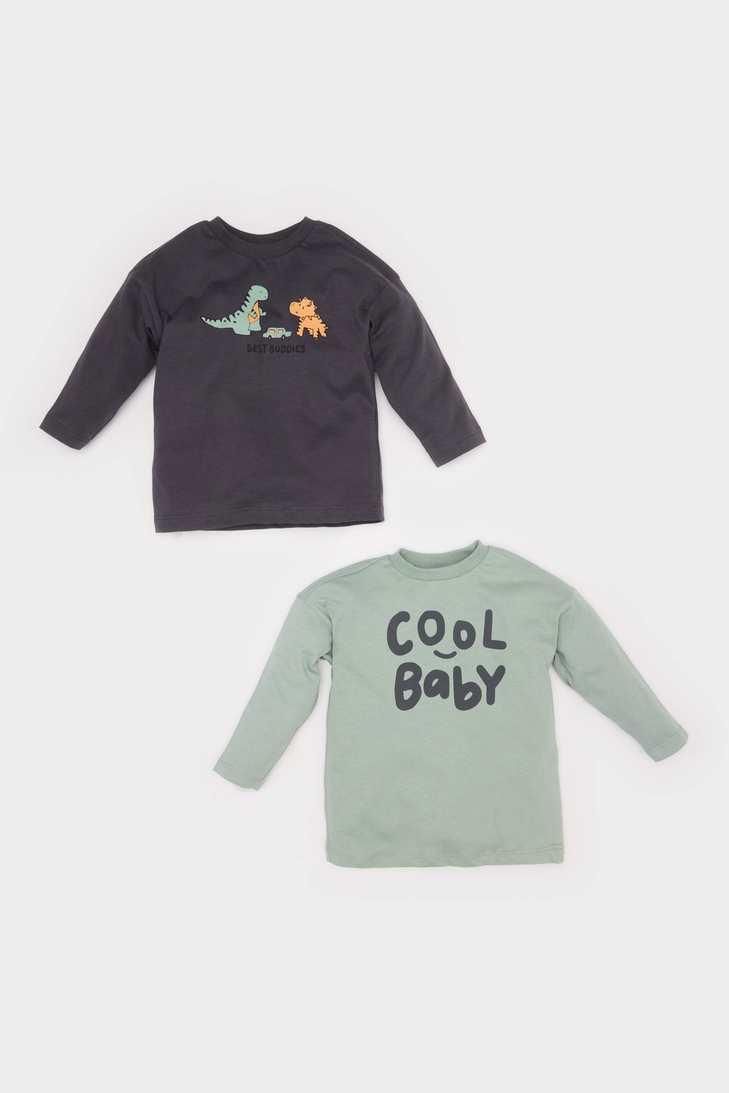 Baby Boy Newborn Printed Cotton 2 Piece T-Shirt