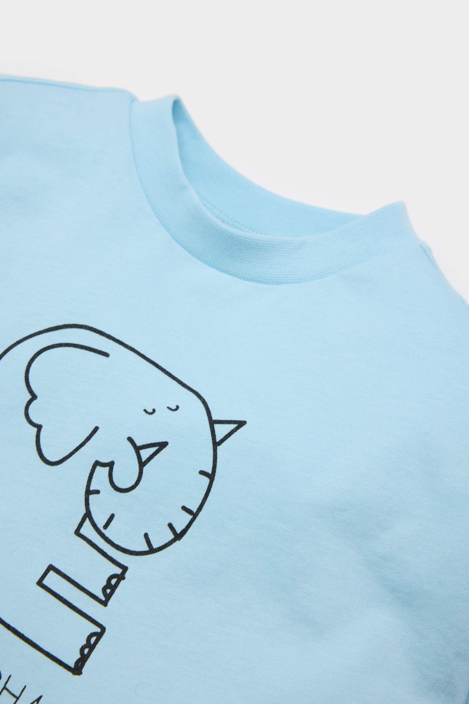 Lot de 2 T-shirts imprimés à manches longues pour nouveau-né garçon