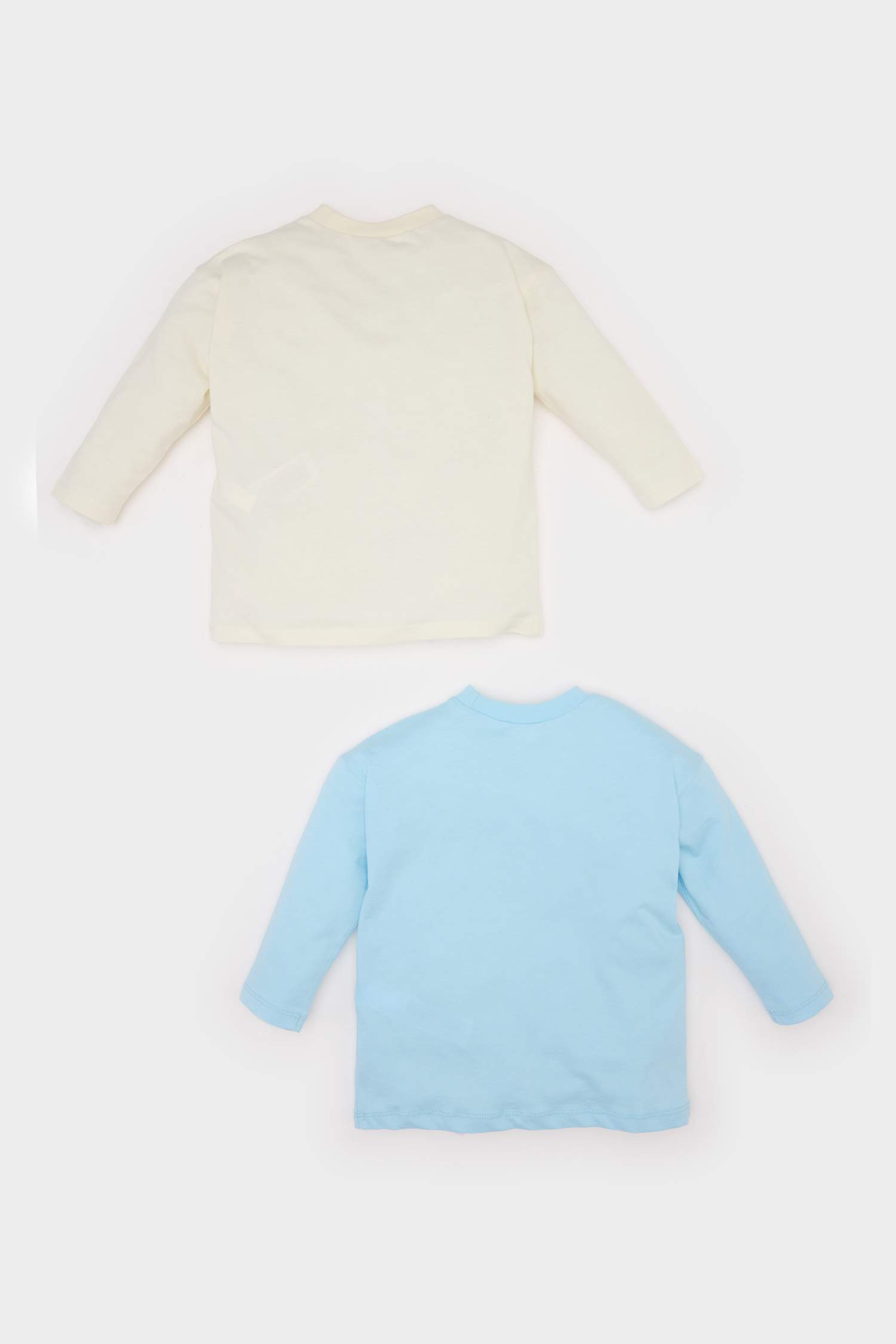 Lot de 2 T-shirts imprimés à manches longues pour nouveau-né garçon