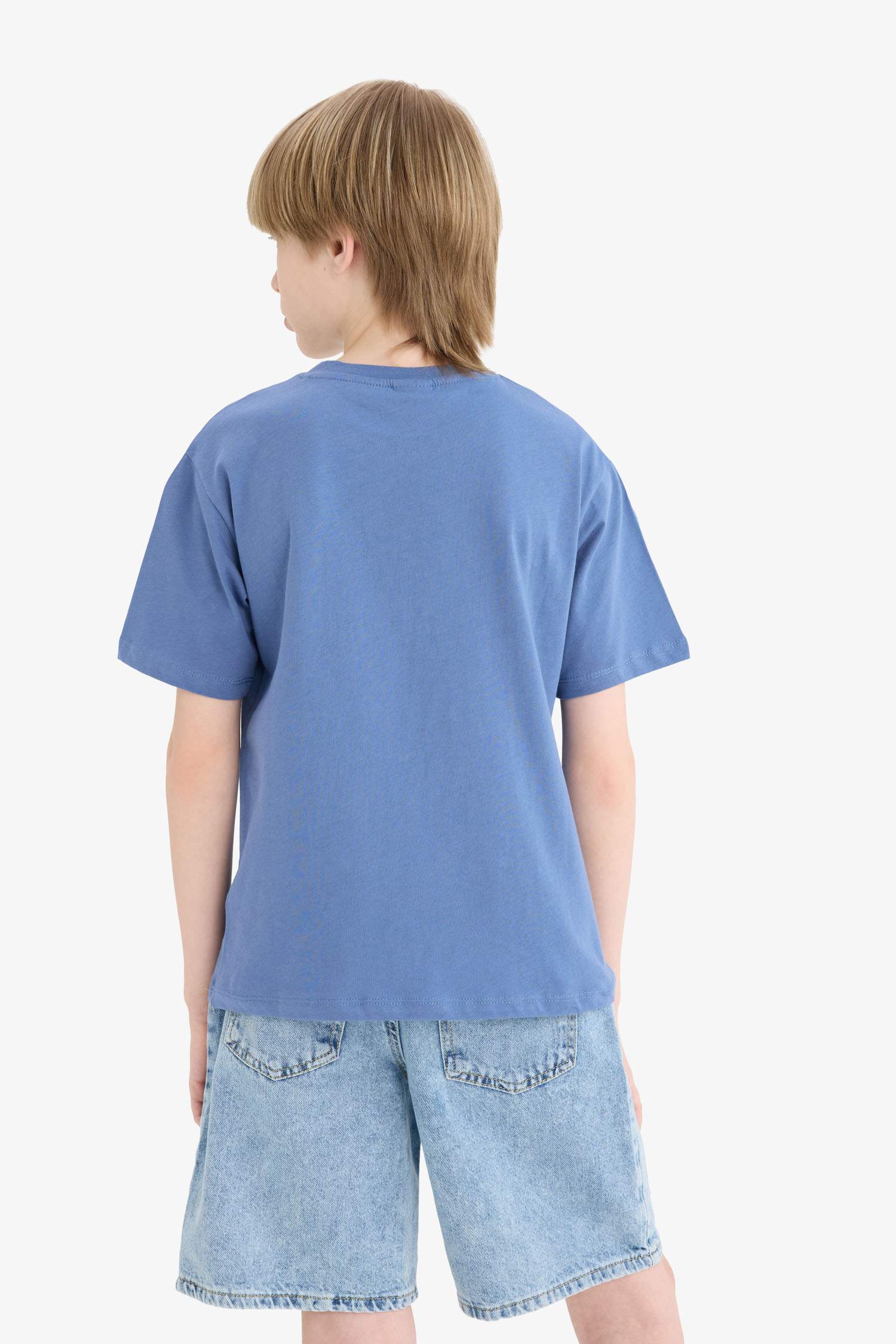 Boy Crew Neck Printed Short Sleeve T-Shirt