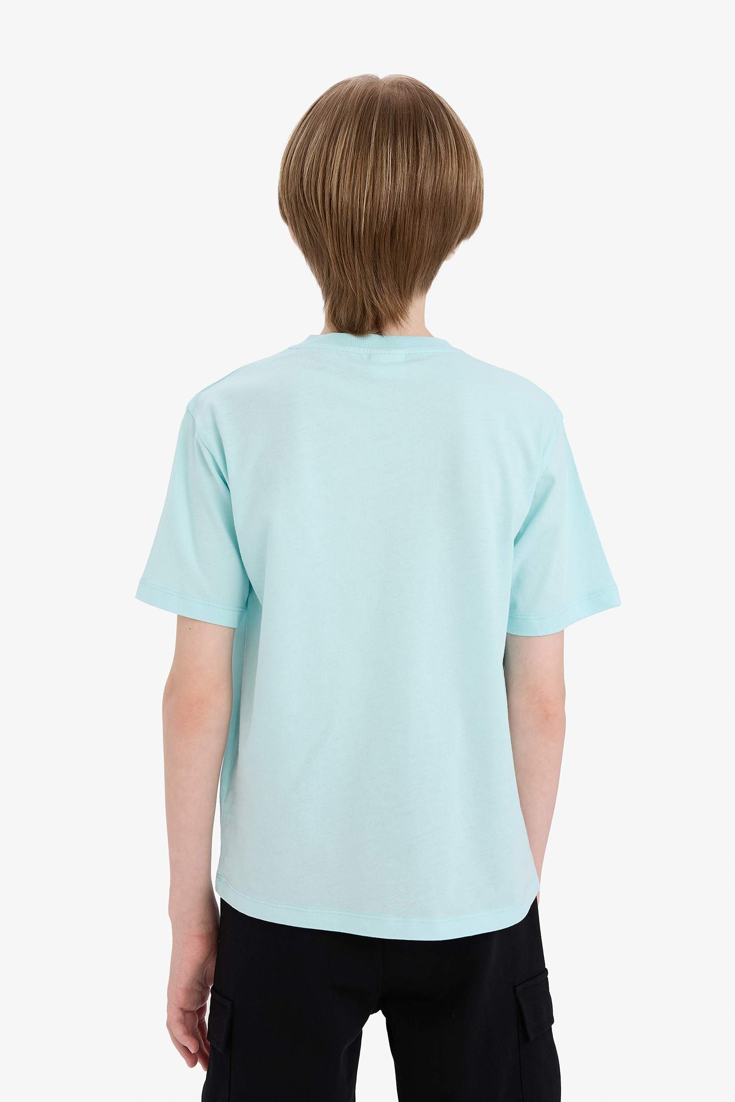 Boy Regular Fit Crew Neck Printed Short Sleeve T-Shirt