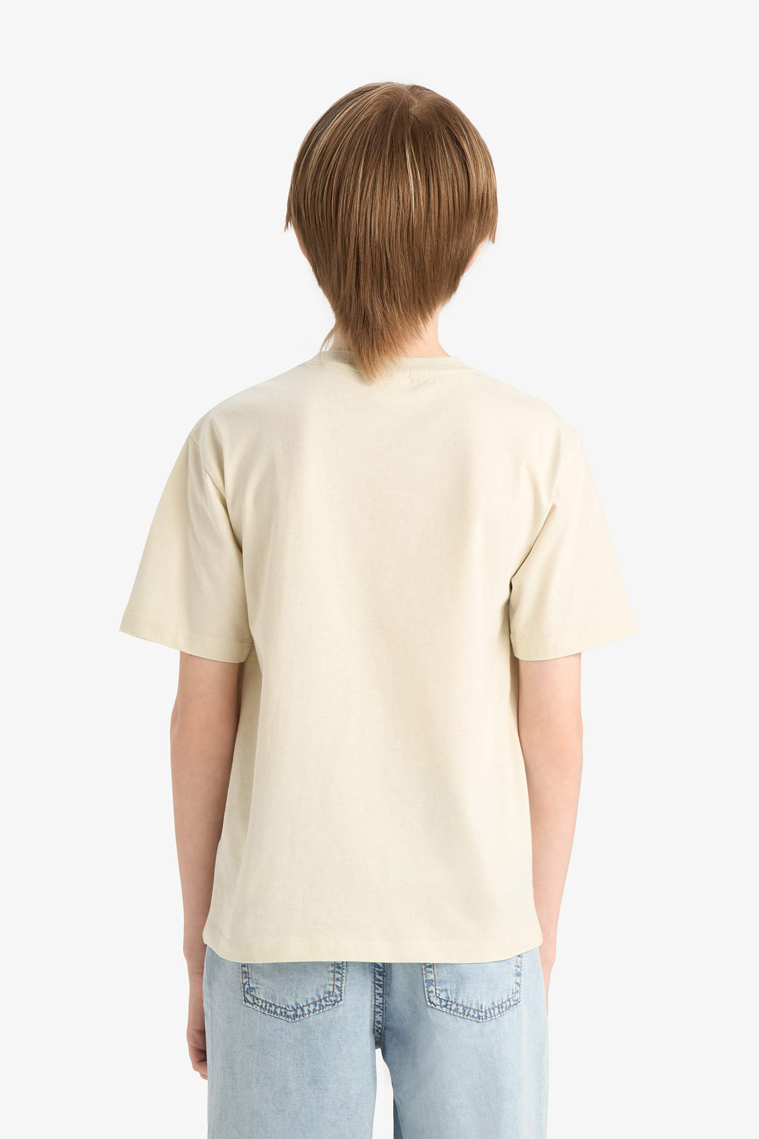 Boy Crew Neck Printed Short Sleeve T-Shirt