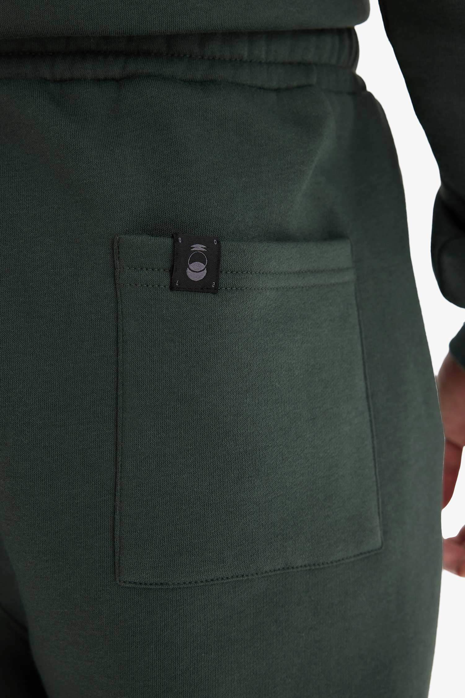 Regular Fit Beli Bağcıklı Cepli Paçası Lastikli Şardonlu Basic Düz Jogger Eşofman Altı