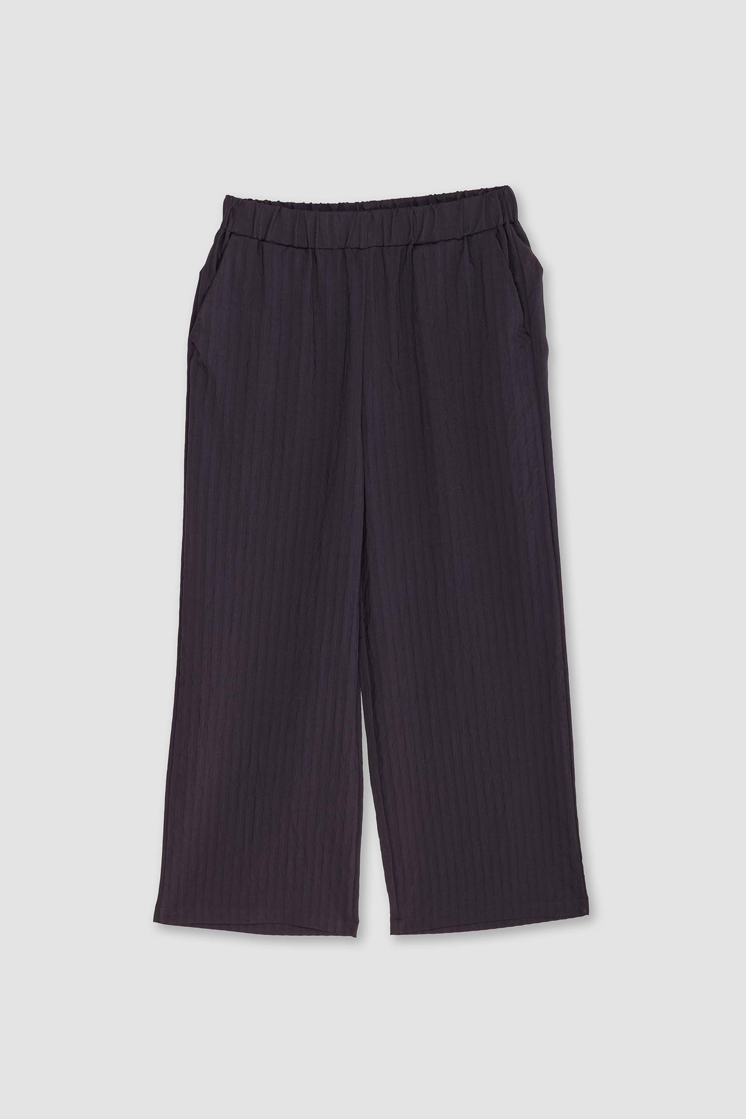 Wide Leg Jacquard Trousers