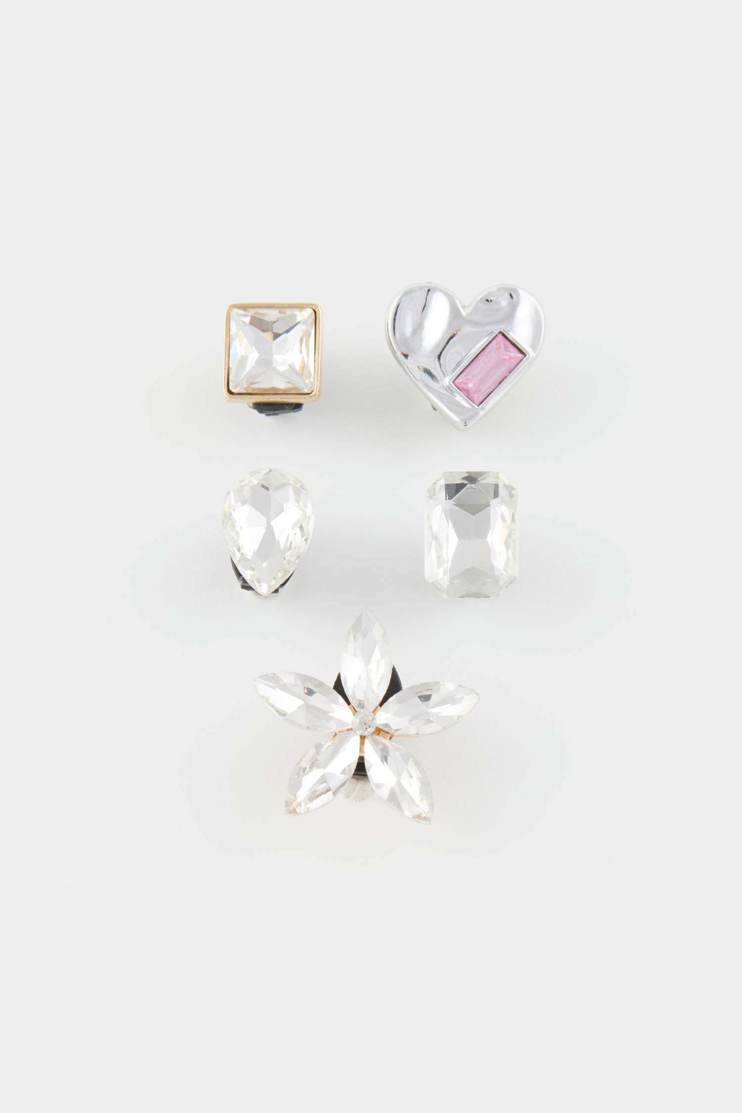 Kadın 5'li Taşlı Terlik Süsü