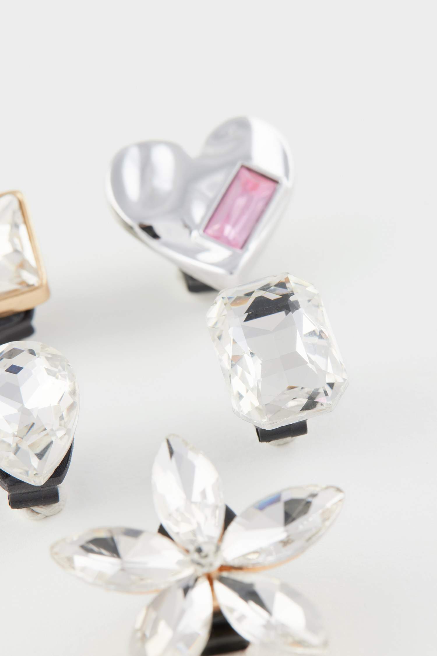 Kadın 5'li Taşlı Terlik Süsü