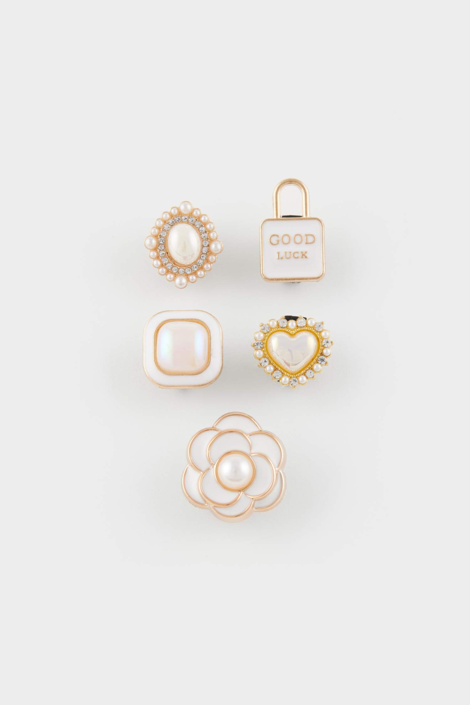 Kadın 5'li Gold Terlik Süsü