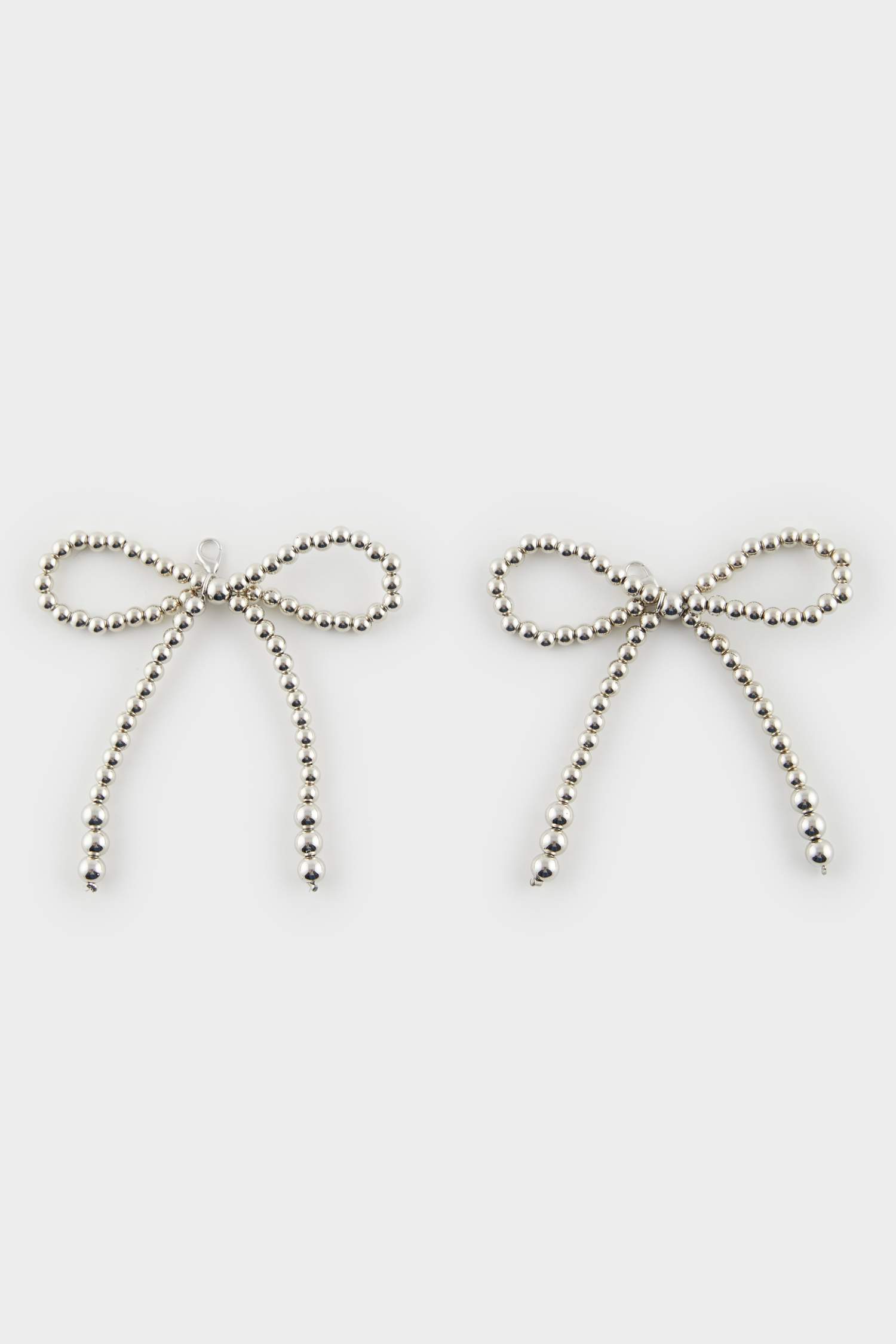 Kadın Silver Kurdele Terlik Süsü