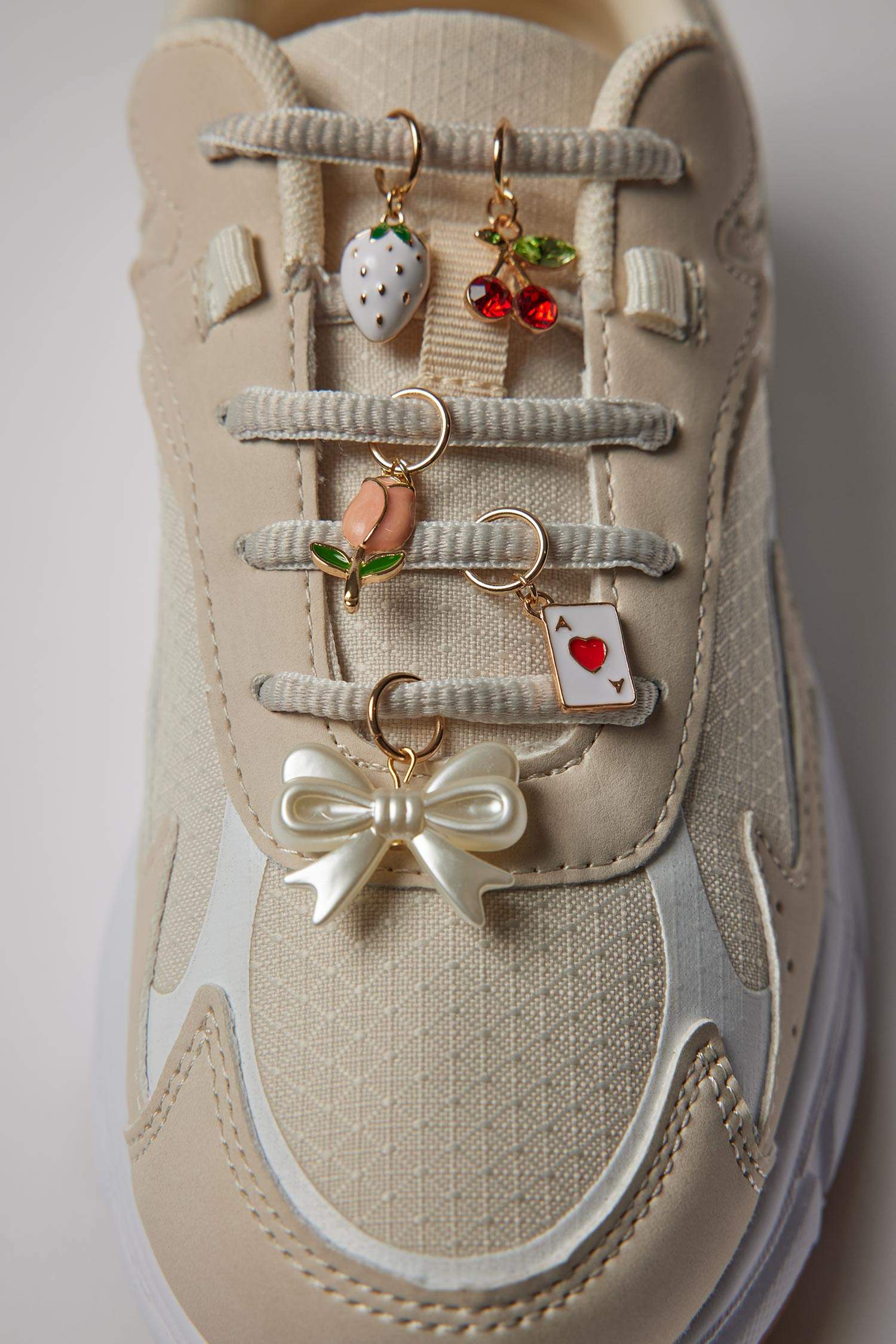 Lot de 6 accessoires de sandales dorés pour femme