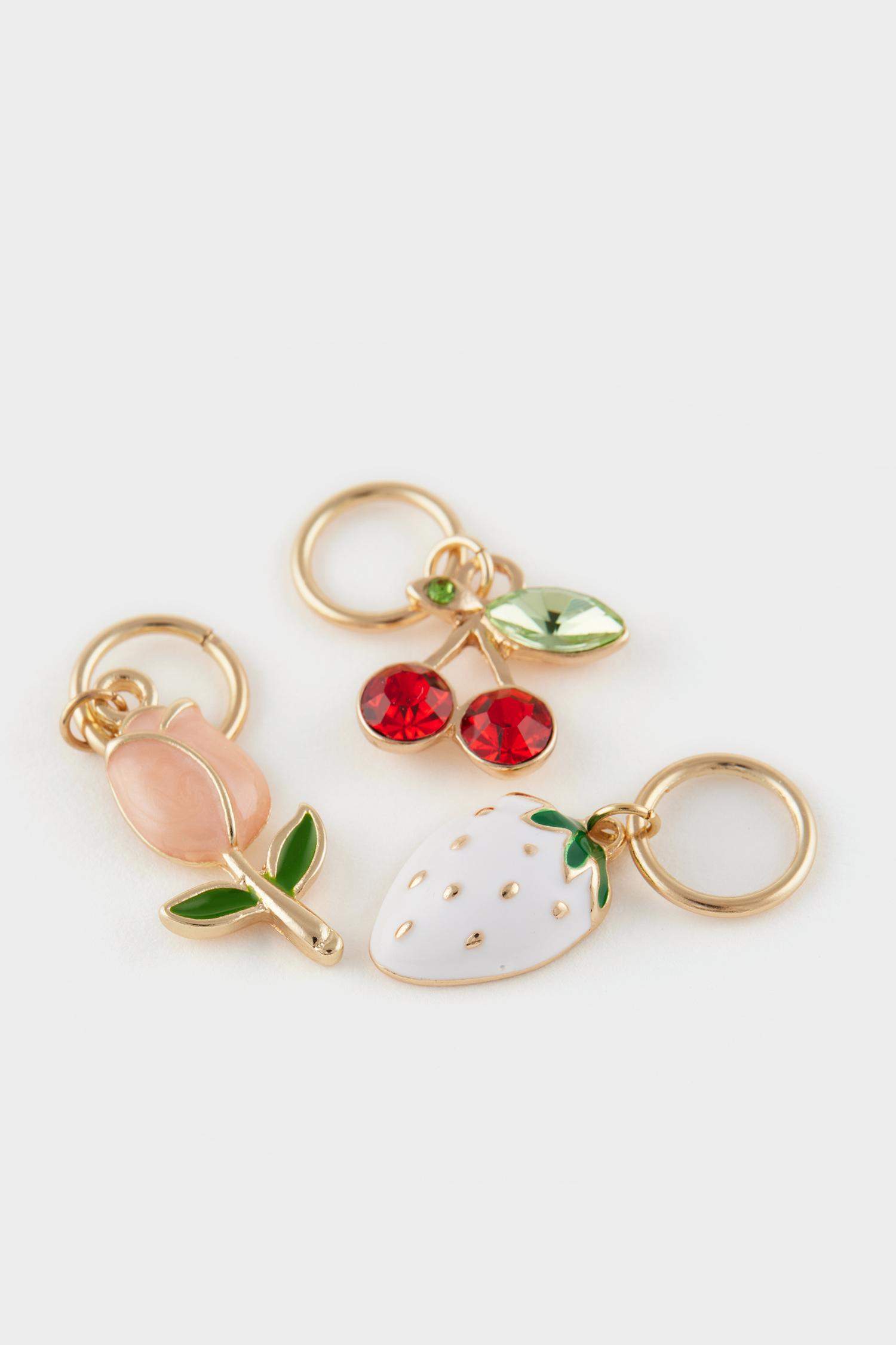 Lot de 6 accessoires de sandales dorés pour femme