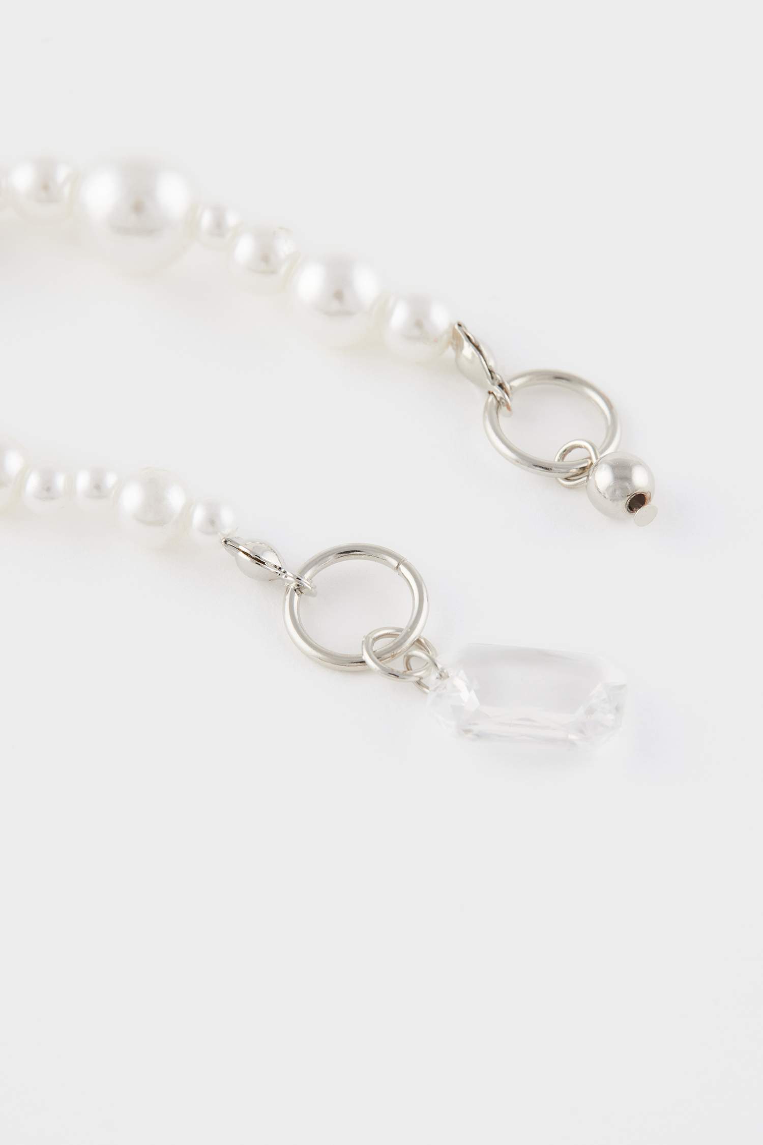 Woman 3 Piece Pearl Detailed Slipper Ornament