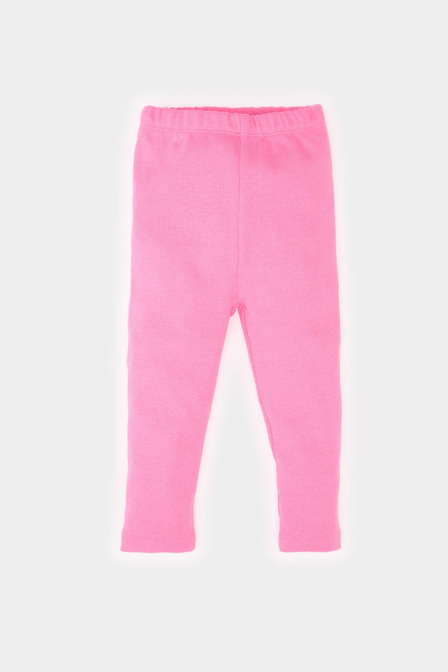 Legging côtelé à taille élastique pour bébé fille