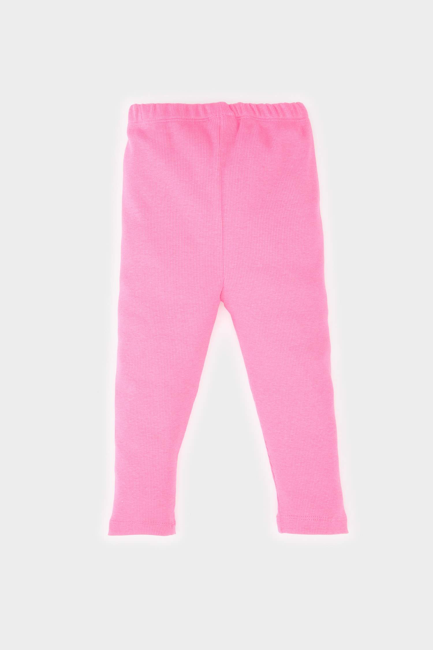 Legging côtelé à taille élastique pour bébé fille