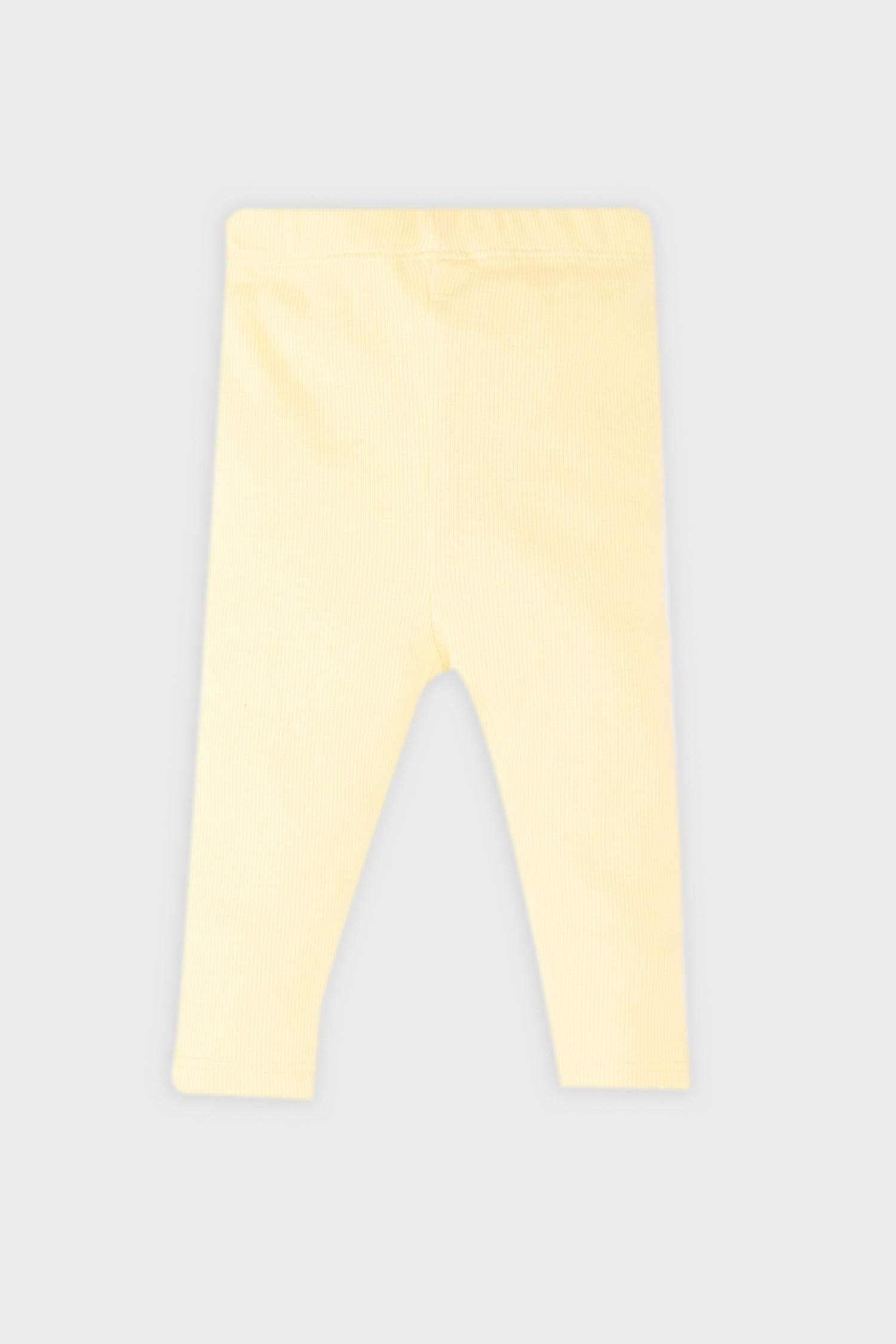 Kız Bebek Beli Lastikli Fitilli Kaşkorse Tayt