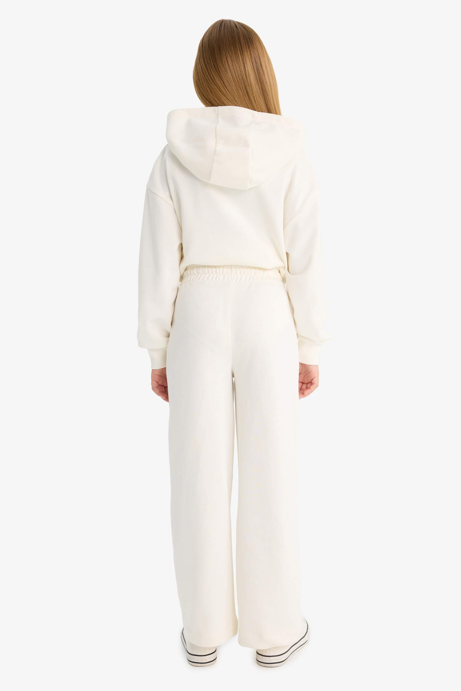 Kız Çocuk Wide Leg Geniş Paça Okul Eşofman Altı