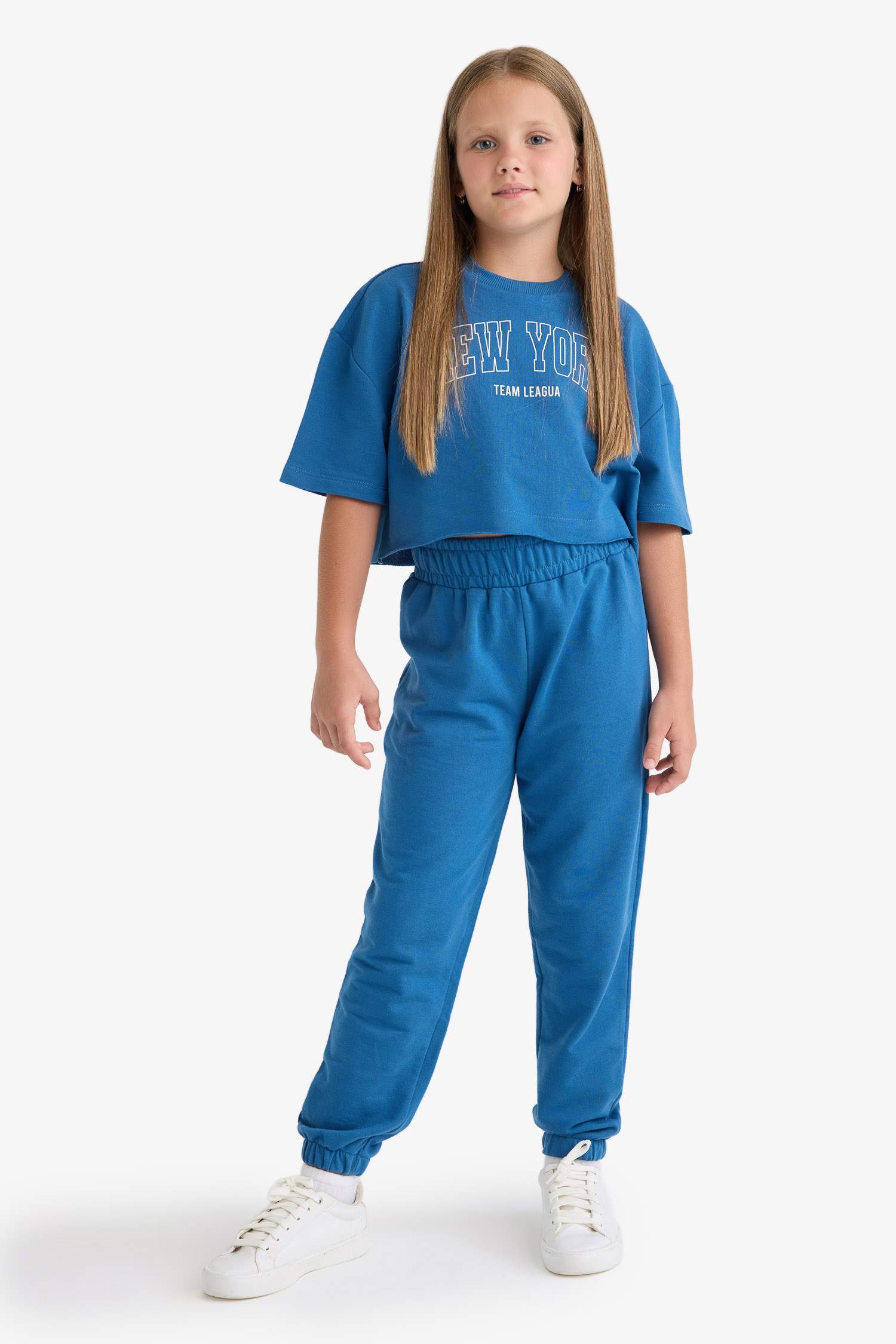 Girl Printed T-Shirt Sweatpants 2 Piece Set