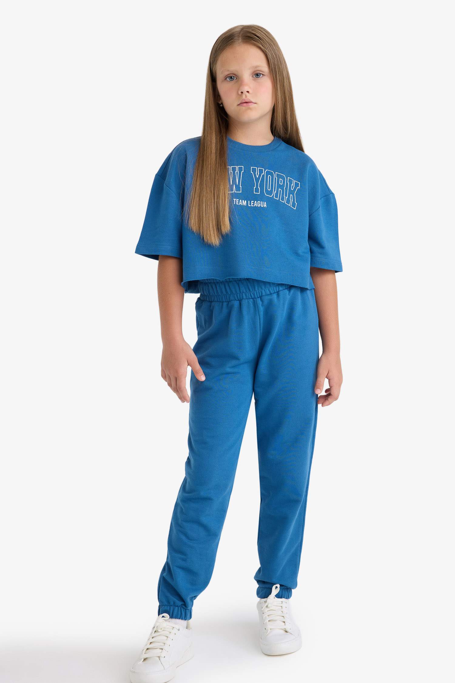 Girl Printed T-Shirt Sweatpants 2 Piece Set
