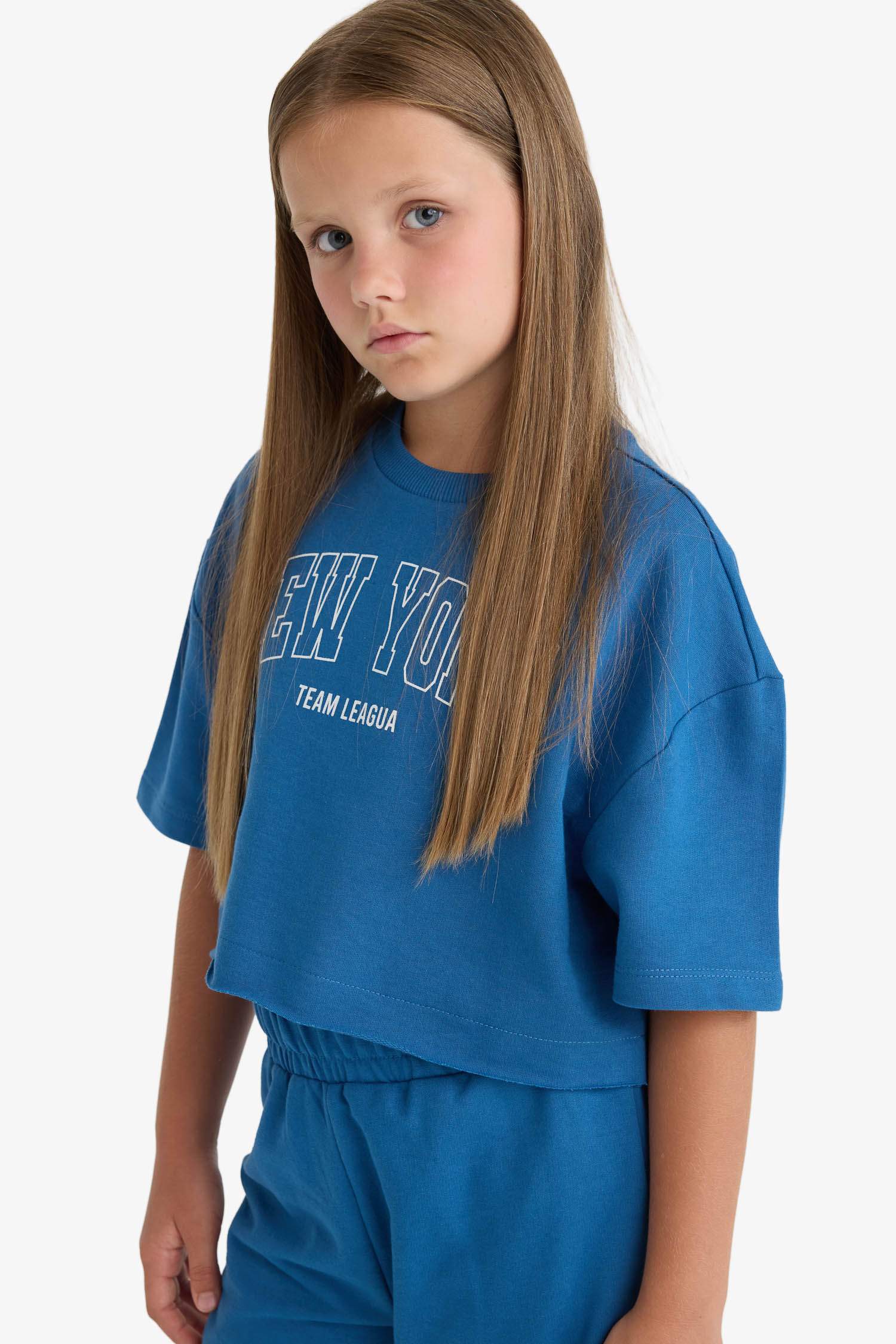 Girl Printed T-Shirt Sweatpants 2 Piece Set